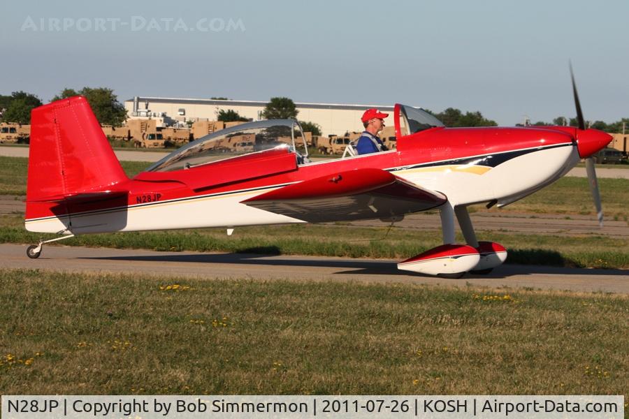 N28JP, 2004 Vans RV-8 C/N 001 (N28JP), Departing Airventure 2011.