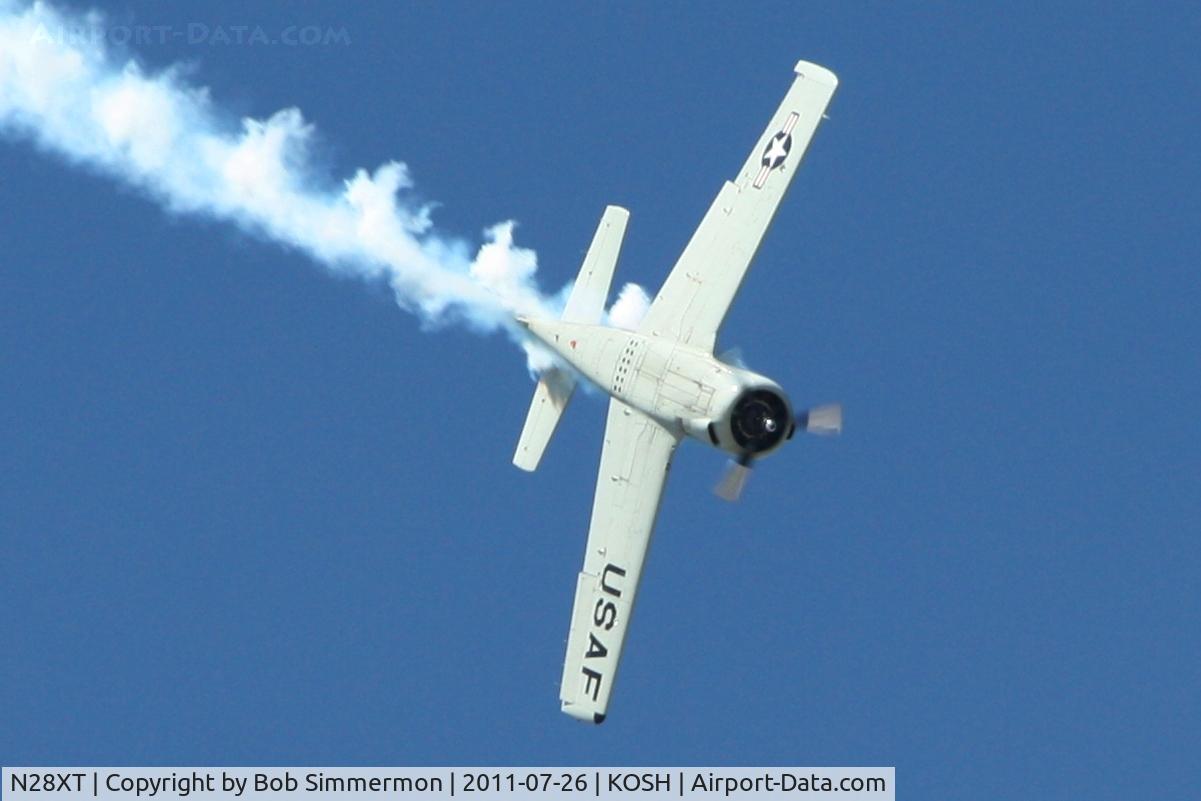 N28XT, 1958 North American T-28B Trojan C/N 200-410 (138339), Performing at Airventure 2011.