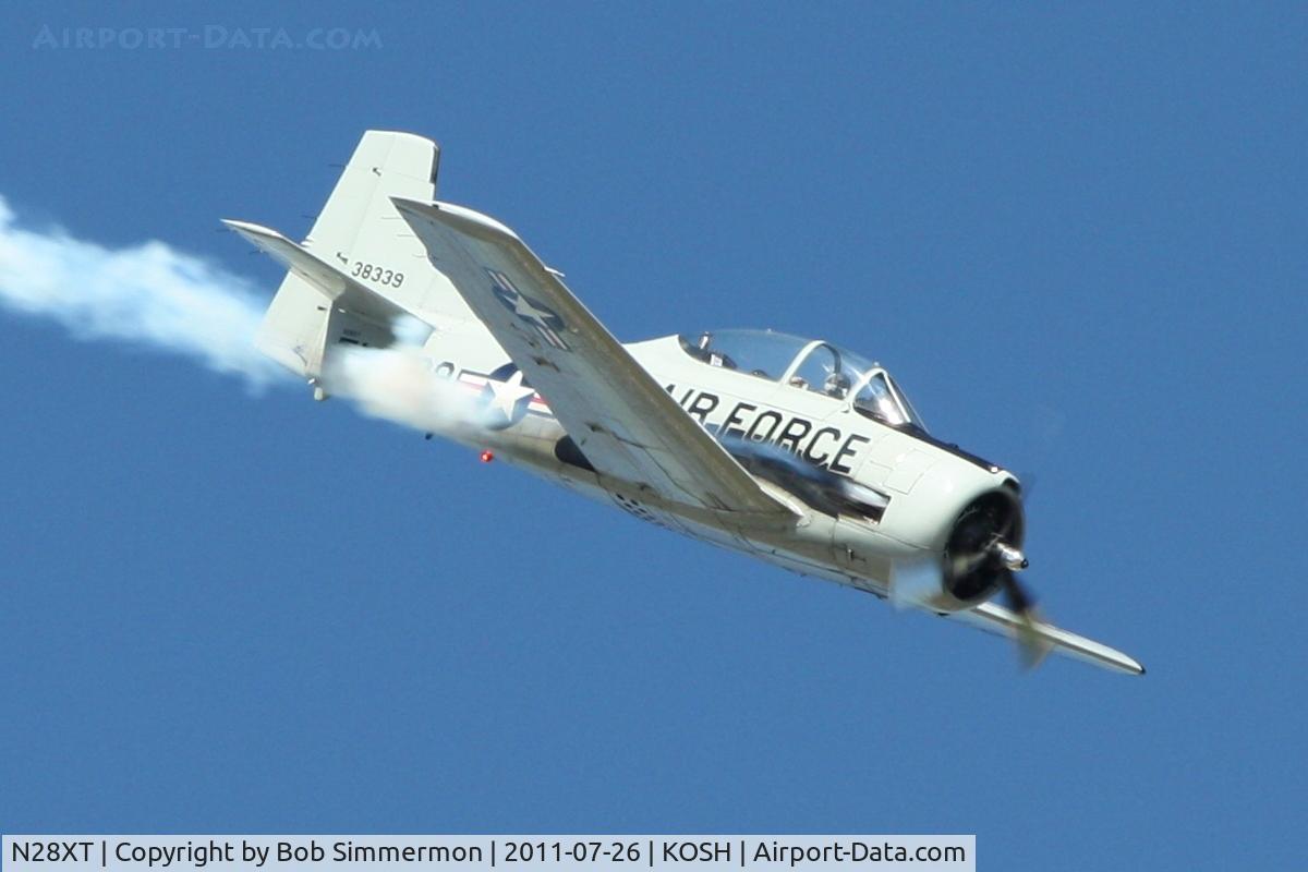 N28XT, 1958 North American T-28B Trojan C/N 200-410 (138339), Performing at Airventure 2011.