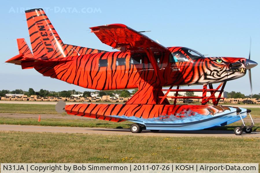 N31JA, 2010 Quest Kodiak 100 C/N 100-0042, Departing Airventure 2011.