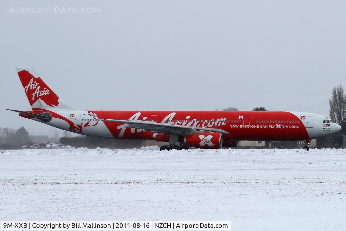 9M-XXB, 2008 Airbus A330-343X C/N 974, KUL = 28 deg,  CHC= 2.3 deg!