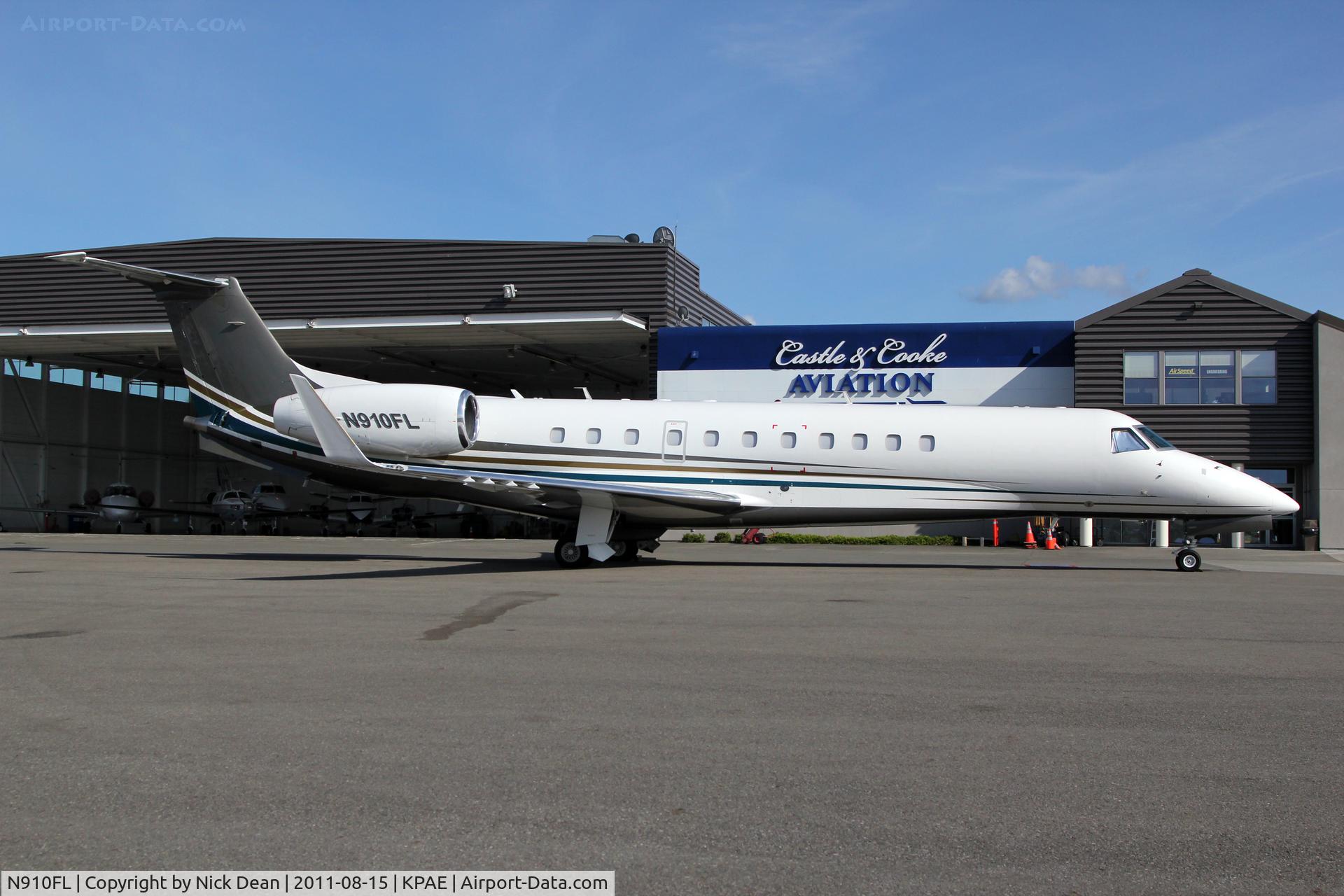 N910FL, 2006 Embraer EMB-135BJ Legacy C/N 14500952, KPAE/PAE