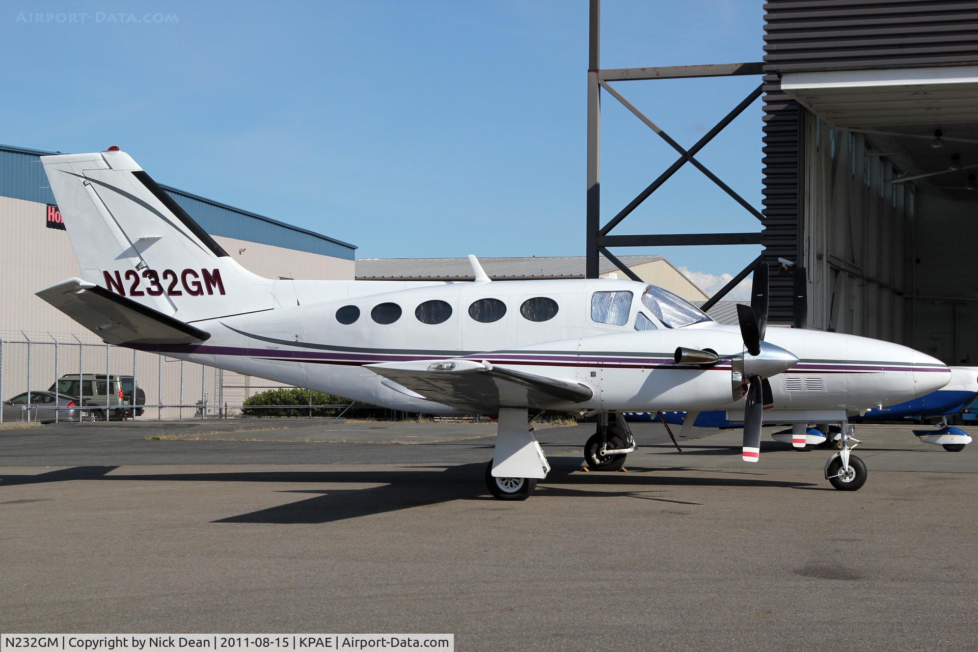 N232GM, 1984 Cessna 425 Conquest I C/N 425-0219, KPAE/PAE