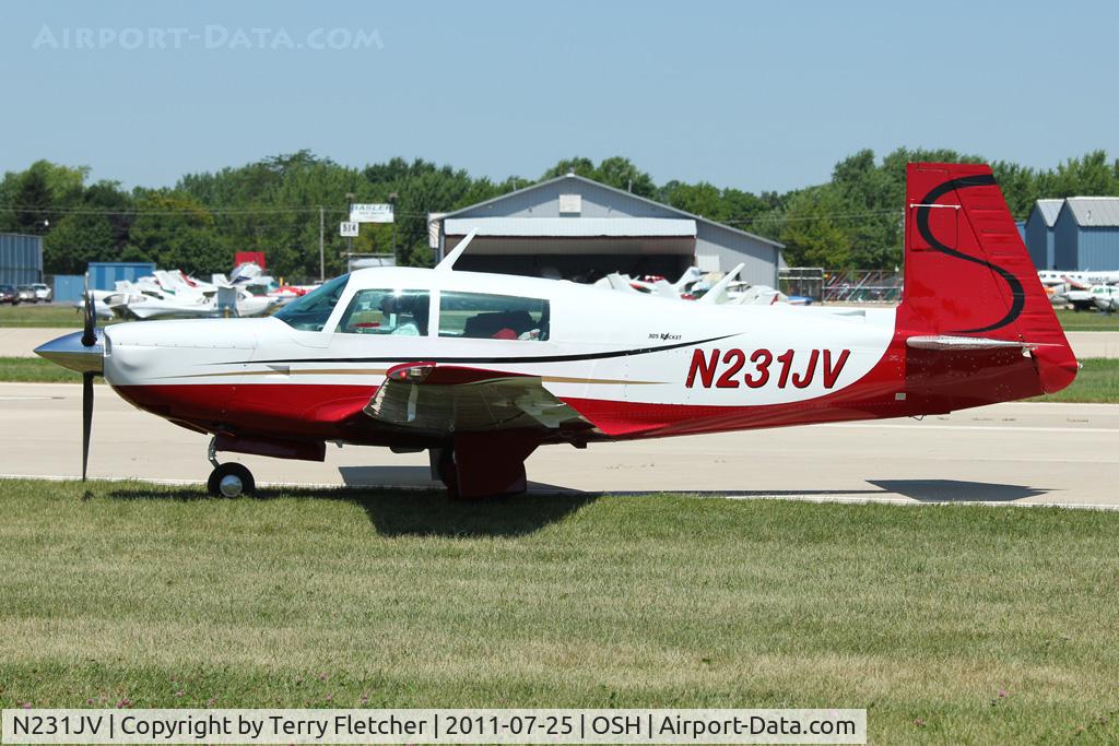 N231JV, 1979 Mooney M20K C/N 25-0279, 1979 Mooney Aircraft Corp. M20K, c/n: 25-0279 at 2011 Oshkosh