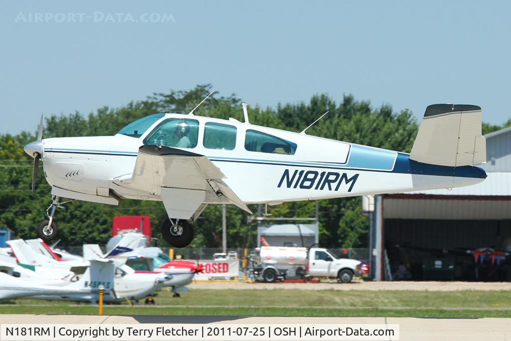 N181RM, 1961 Beech N35 Bonanza C/N D-6666, 1961 Beech N35, c/n: D-6666 at 2011 Oshkosh
