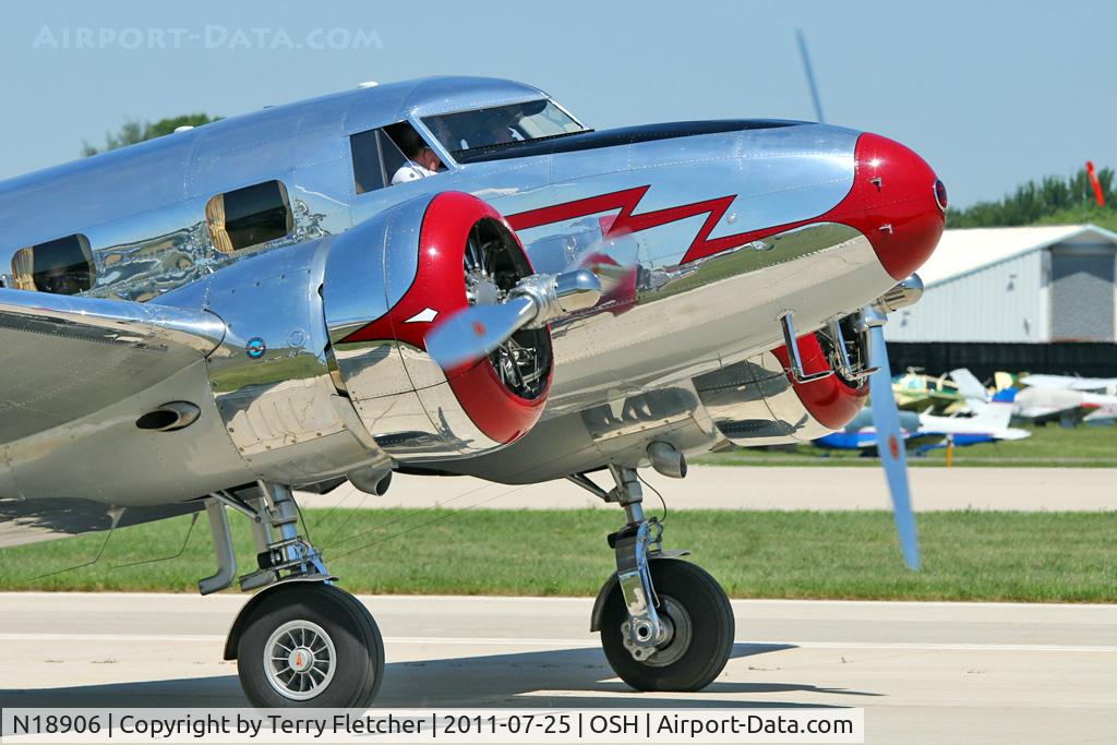 N18906, Lockheed 12A Electra Junior C/N 1277, Lockheed 12A, c/n: 1277 at 2011 Oshkosh