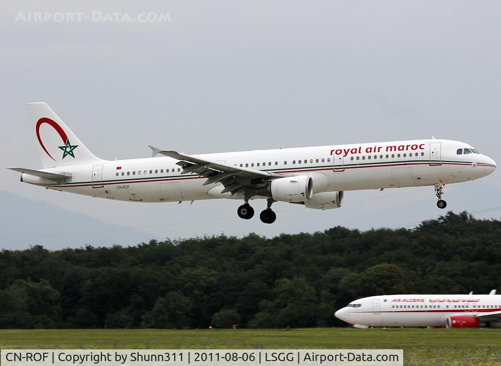 CN-ROF, 2006 Airbus A321-211 C/N 2726, Landing rwy 23