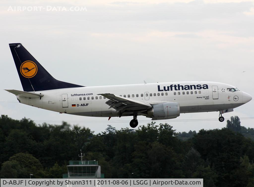 D-ABJF, 1991 Boeing 737-530 C/N 25311, Landing rwy 23