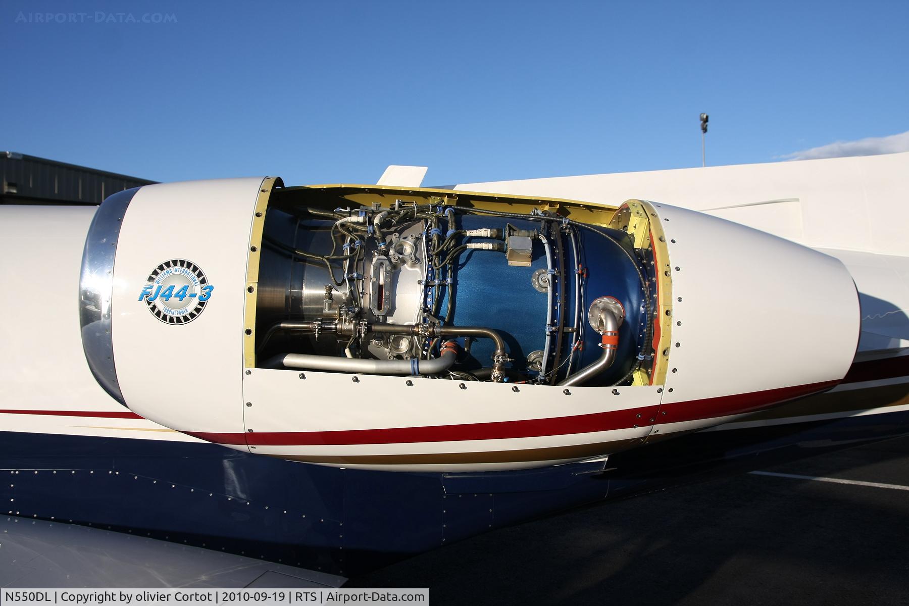 N550DL, 1988 Cessna S550 Citation IIS C/N S550-0155, view of the left engine