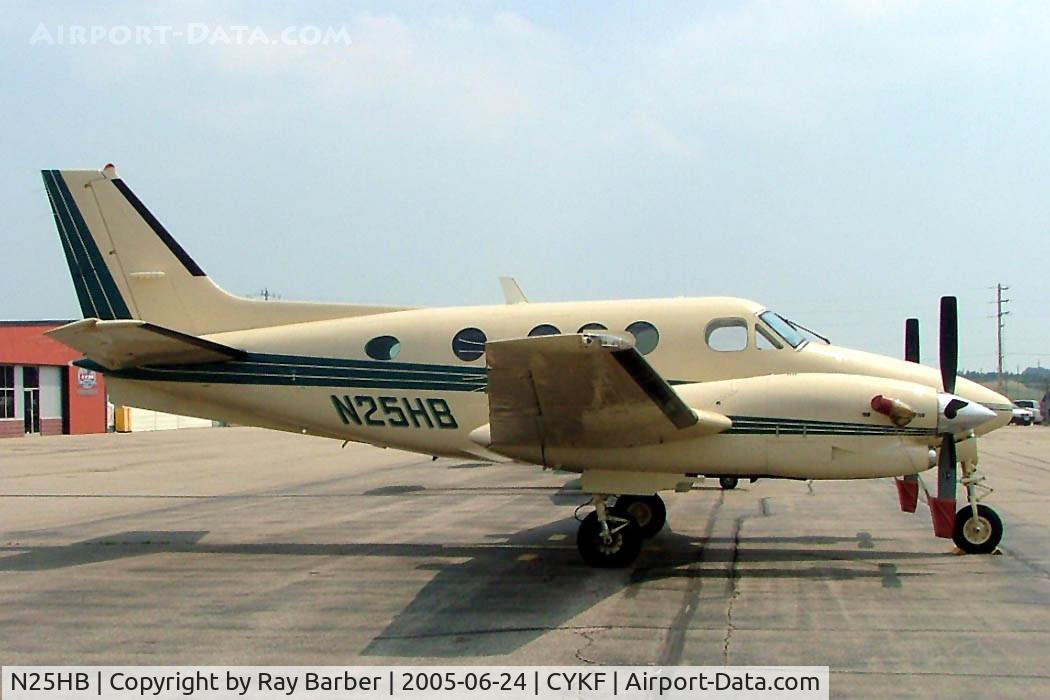 N25HB, 1996 Raytheon Aircraft Company C90A C/N LJ-1453, Beech C90B King Air [LJ-1453] Kitchener-Waterloo~C 24/06/2005.