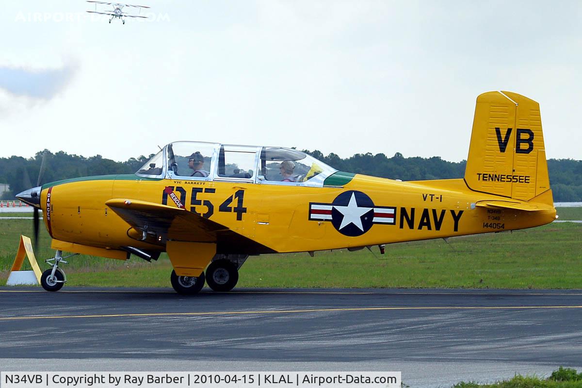N34VB, Beech T-34A Mentor (45) Mentor C/N BG-361, Beech T-34B Mentor [BG-361] Lakeland-Linder~N 15/04/2010.