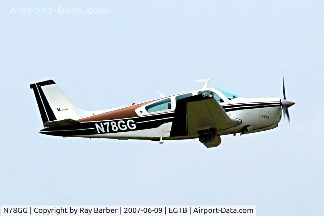 N78GG, 1977 Beech F33A Bonanza C/N CE-699, Beech F33A Bonanza [CE-699] Booker~G 09/06/2007.