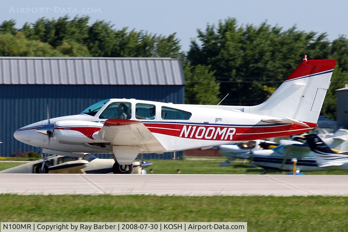 N100MR, 1973 Beech 95-B55 (T42A) Baron C/N TC-1512, Beech 95-B55 Baron [TC-1512] Oshkosh~N 30/07/2008.