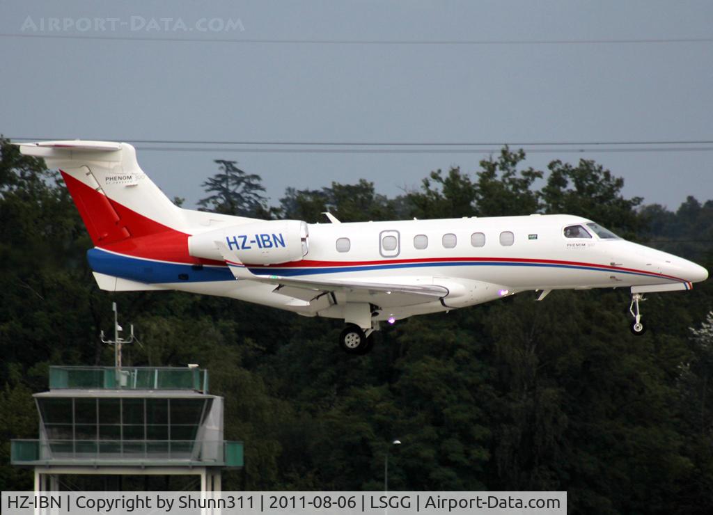 HZ-IBN, 2010 Embraer EMB-505 Phenom 300 C/N 50500040, Landing rwy 23