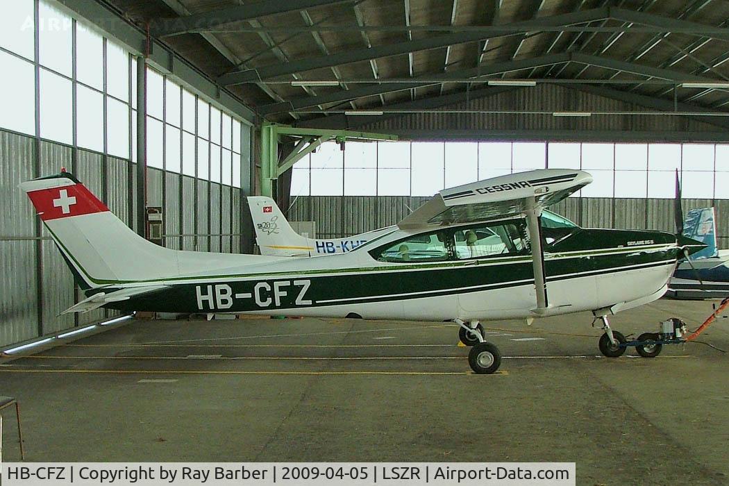 HB-CFZ, 1981 Cessna TR182 Turbo Skylane RG C/N R18201660, Cessna TR.182 Turbo Skylane RG II [R182-01660] Altenrhein-St Gallen~HB 05/04/2009.