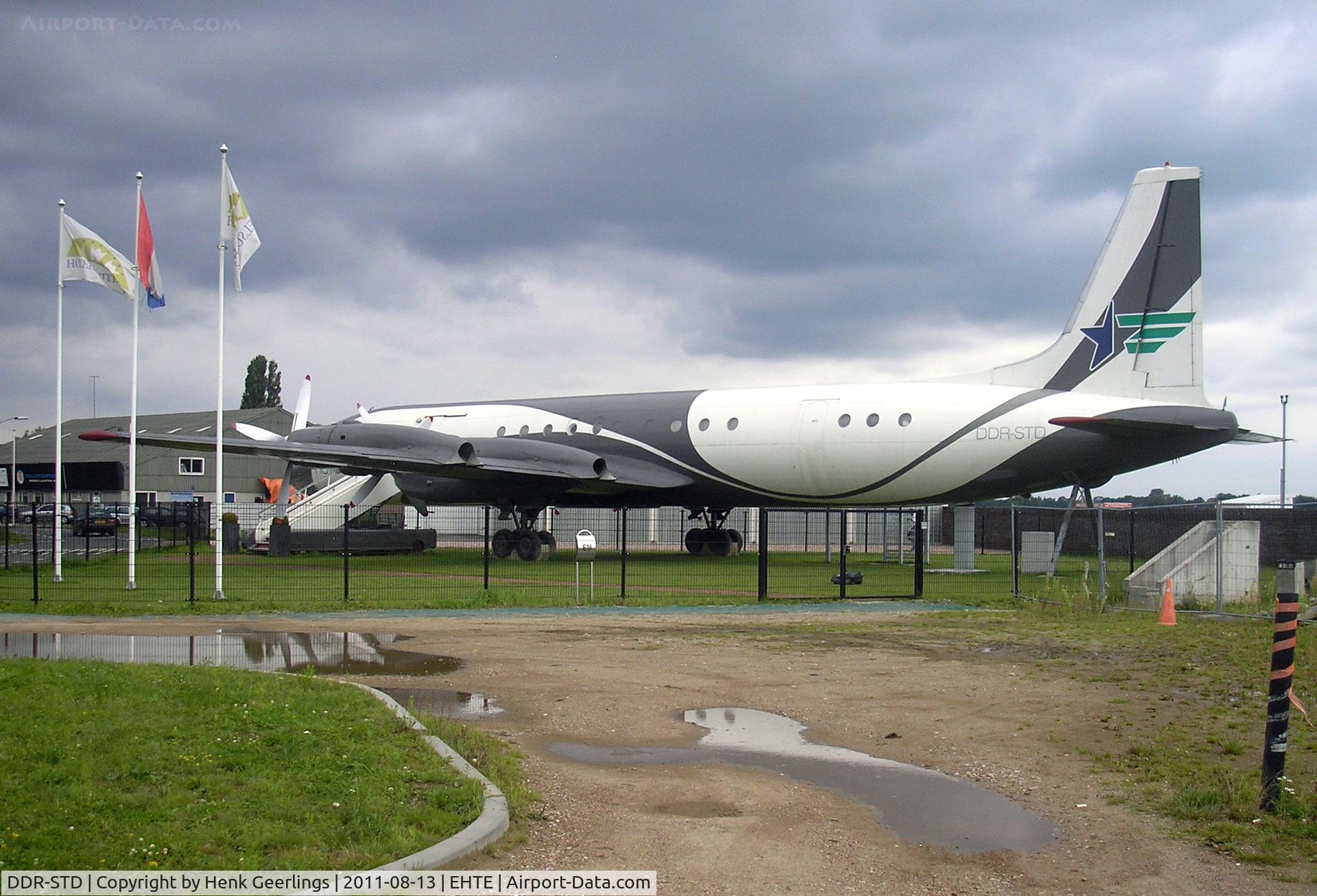 DDR-STD, 1960 Ilyushin Il-18D C/N 180002302, IL-18D. Ex Interflug. Now used as a hotel. Owned by Hotelsuites.nl