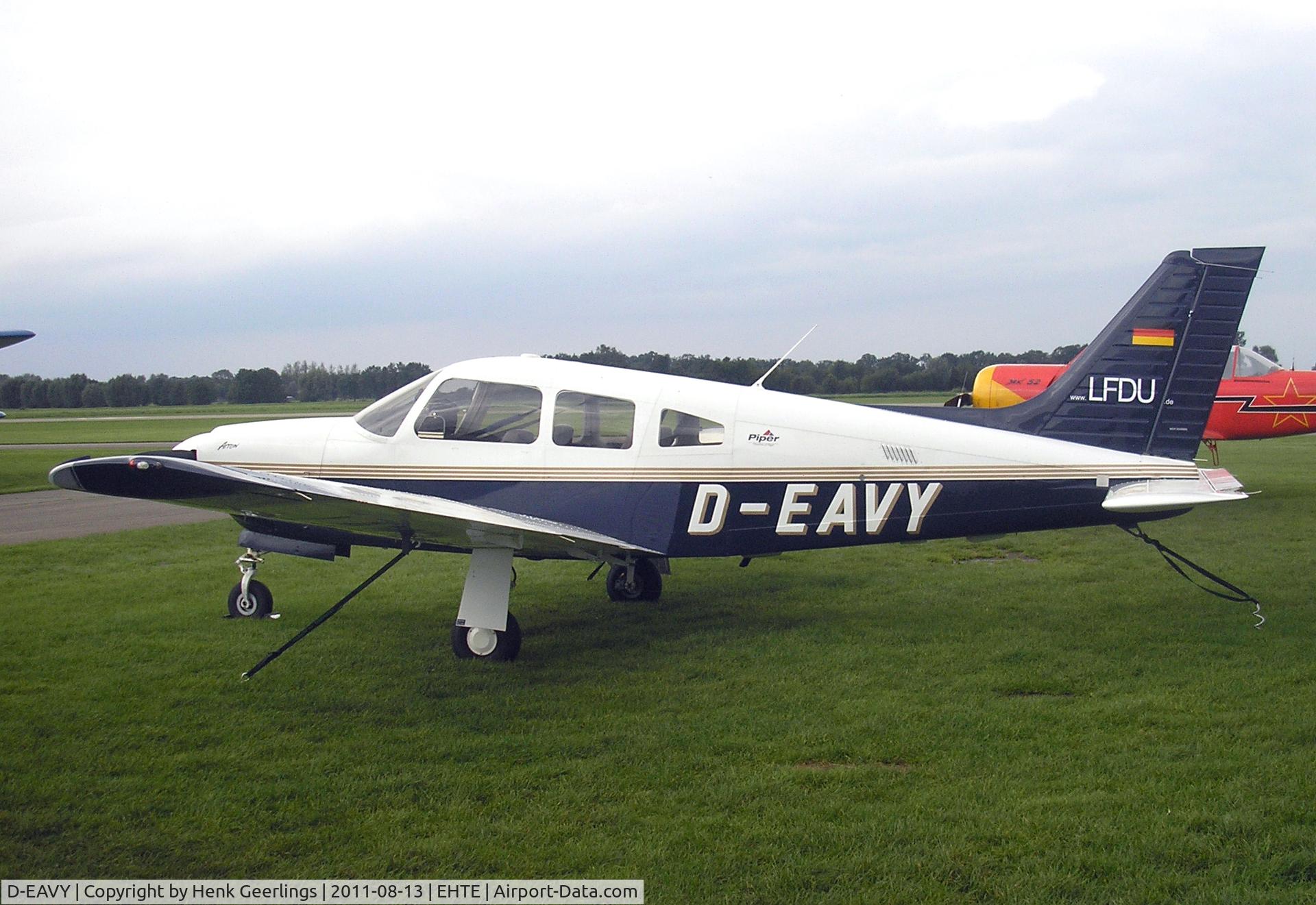 D-EAVY, 2005 Piper PA-28R-201 Cherokee Arrow III C/N 2844123, Teuge Airport