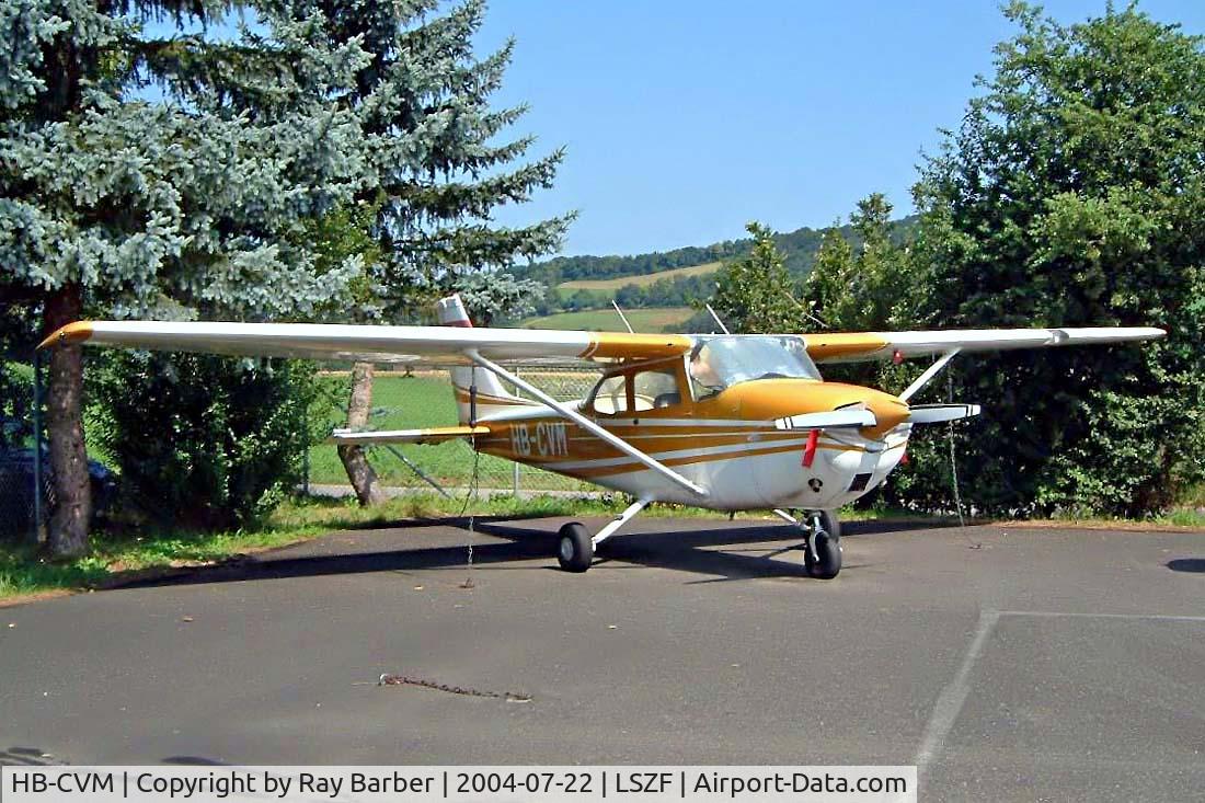 HB-CVM, 1971 Reims F172K Skyhawk C/N F17200796, R/Cessna F.172K Skyhawk [0796] Birrfeld~HB 22/07/2004.