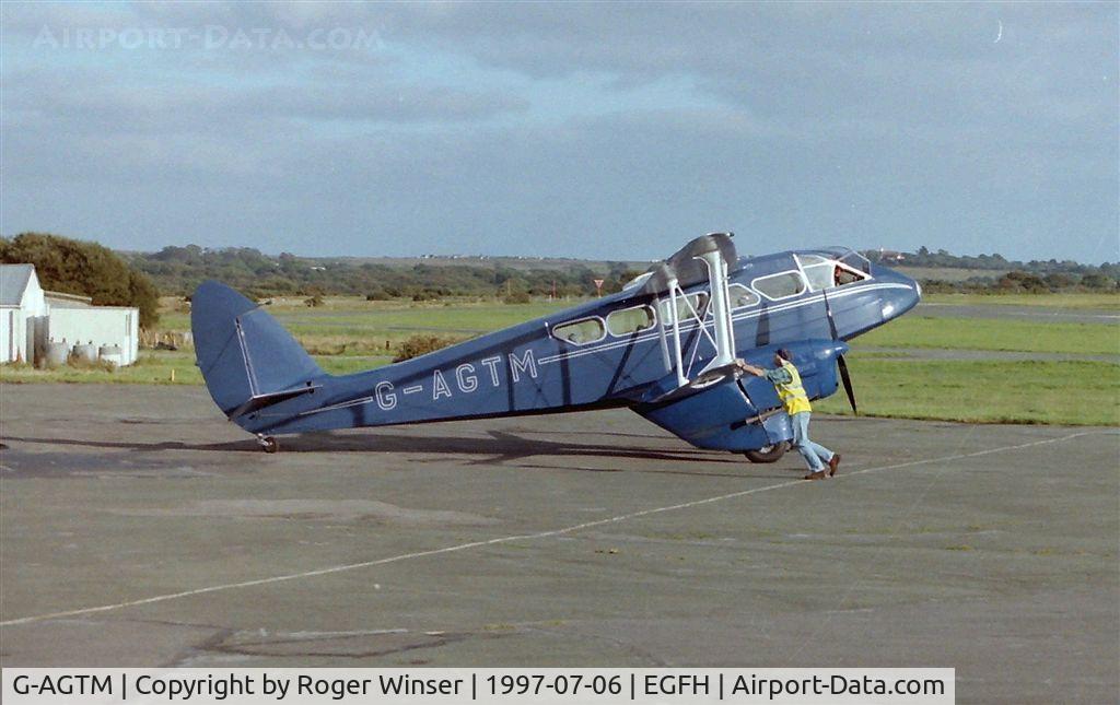 G-AGTM, 1944 De Havilland DH-89A Dominie/Dragon Rapide C/N 6746, Classic D.H Dragon Rapide gave pleasure flights at DHA's Open Day  Operated by Aviation Heritage.