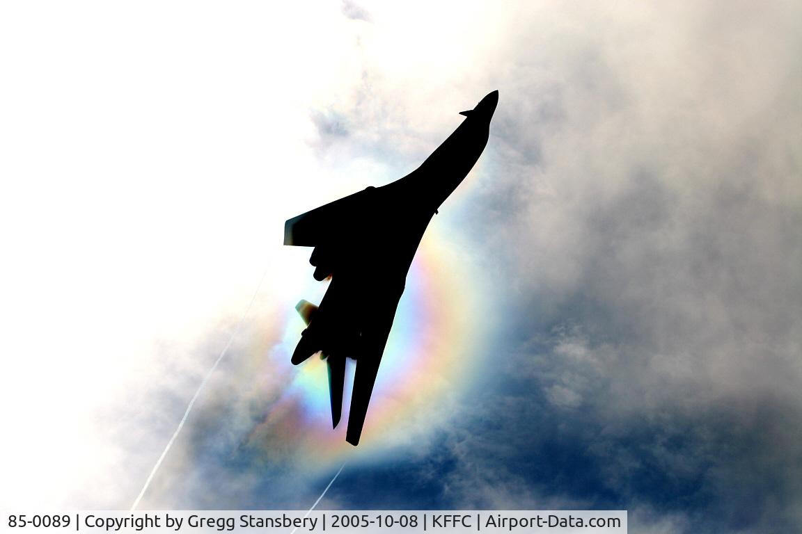 85-0089, Rockwell B-1B Lancer C/N 49, High speed pass over my head with a low ceiling.