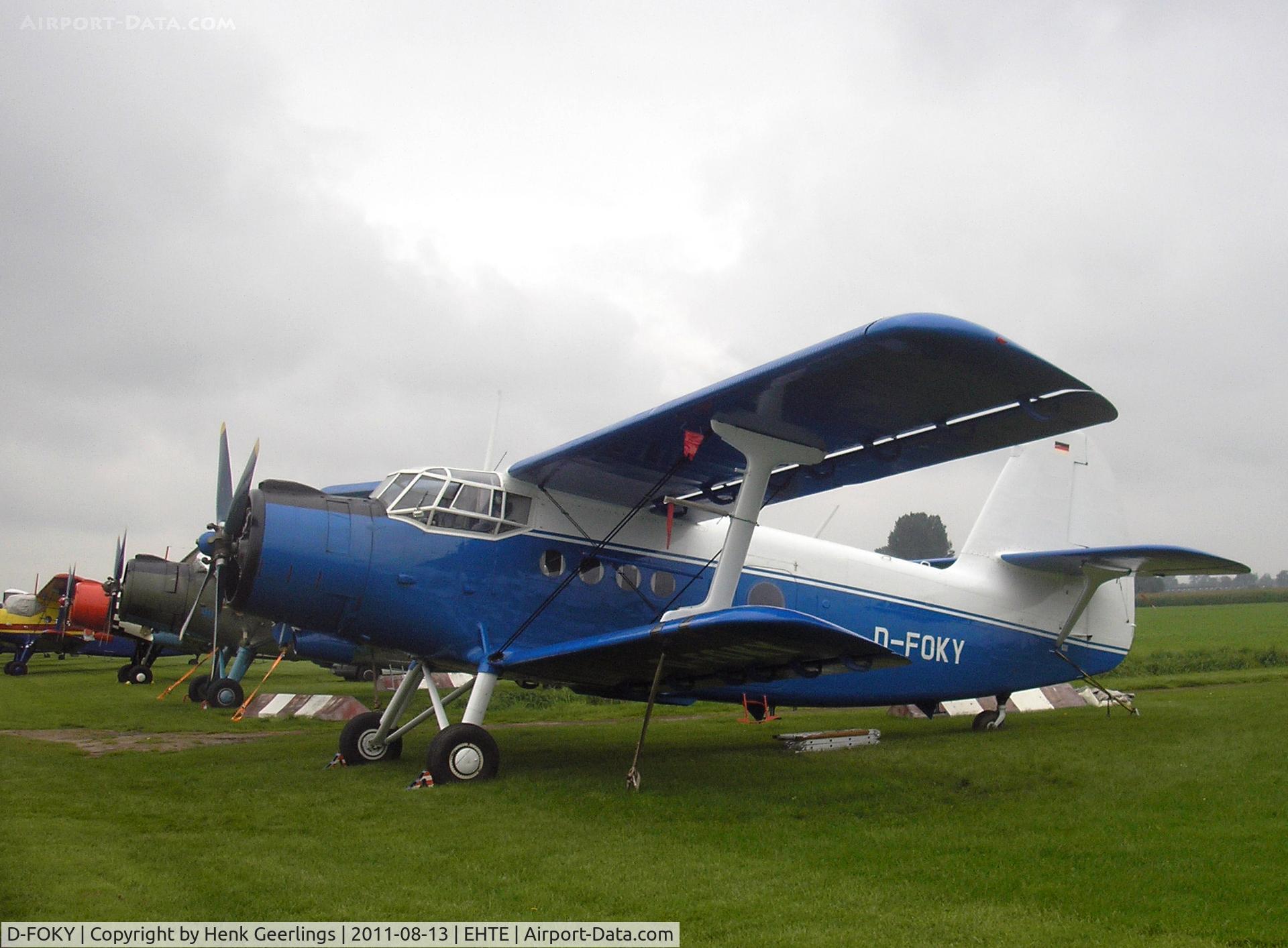 D-FOKY, Antonov An-2TD C/N 1G86-49, 15th European AN-2 Meeting at Teuge Int'l Airport