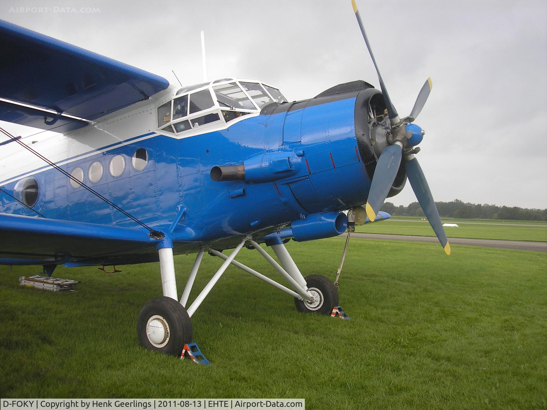 D-FOKY, Antonov An-2TD C/N 1G86-49, 15th European AN-2 Meeting at Teuge Int'l Airport