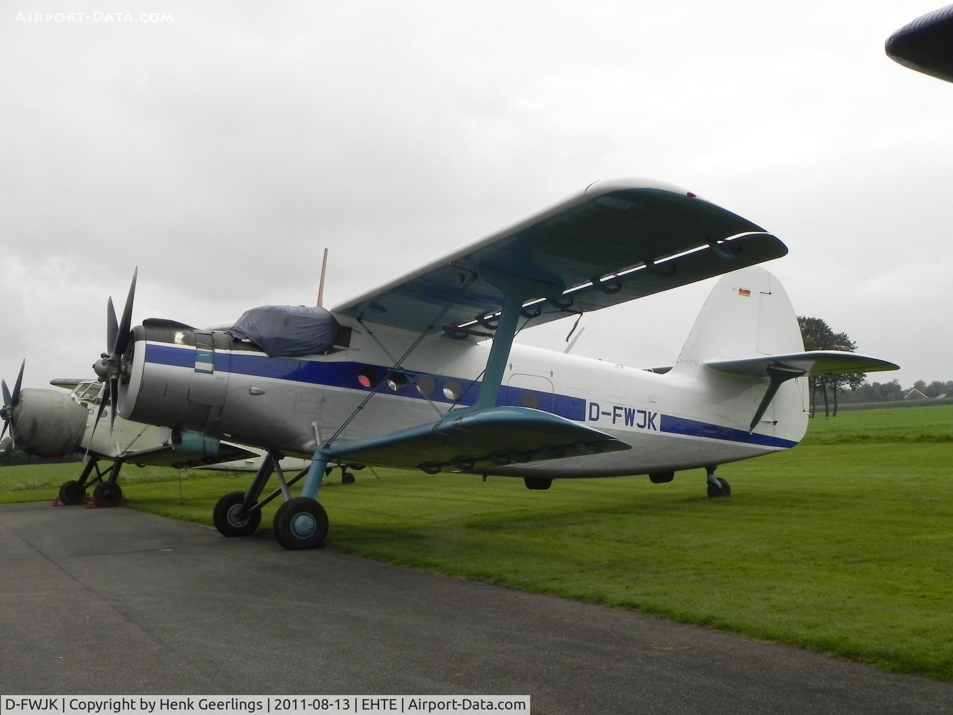 D-FWJK, 1973 Antonov An-2TD C/N 1G142-34, 15th European AN-2 Meeting at Teuge Int'l Airport