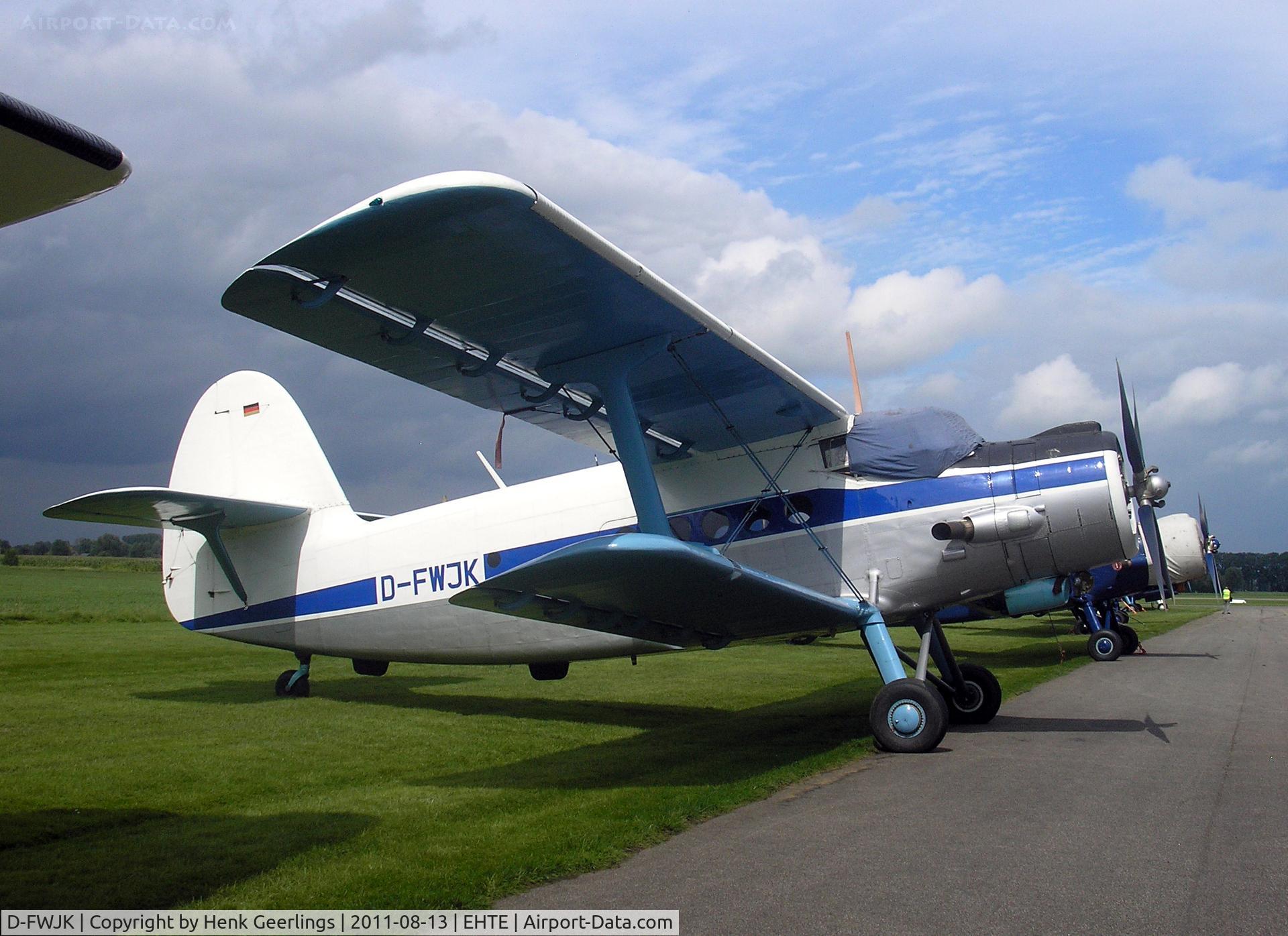 D-FWJK, 1973 Antonov An-2TD C/N 1G142-34, 15th European AN-2 Meeting at Teuge Int'l Airport