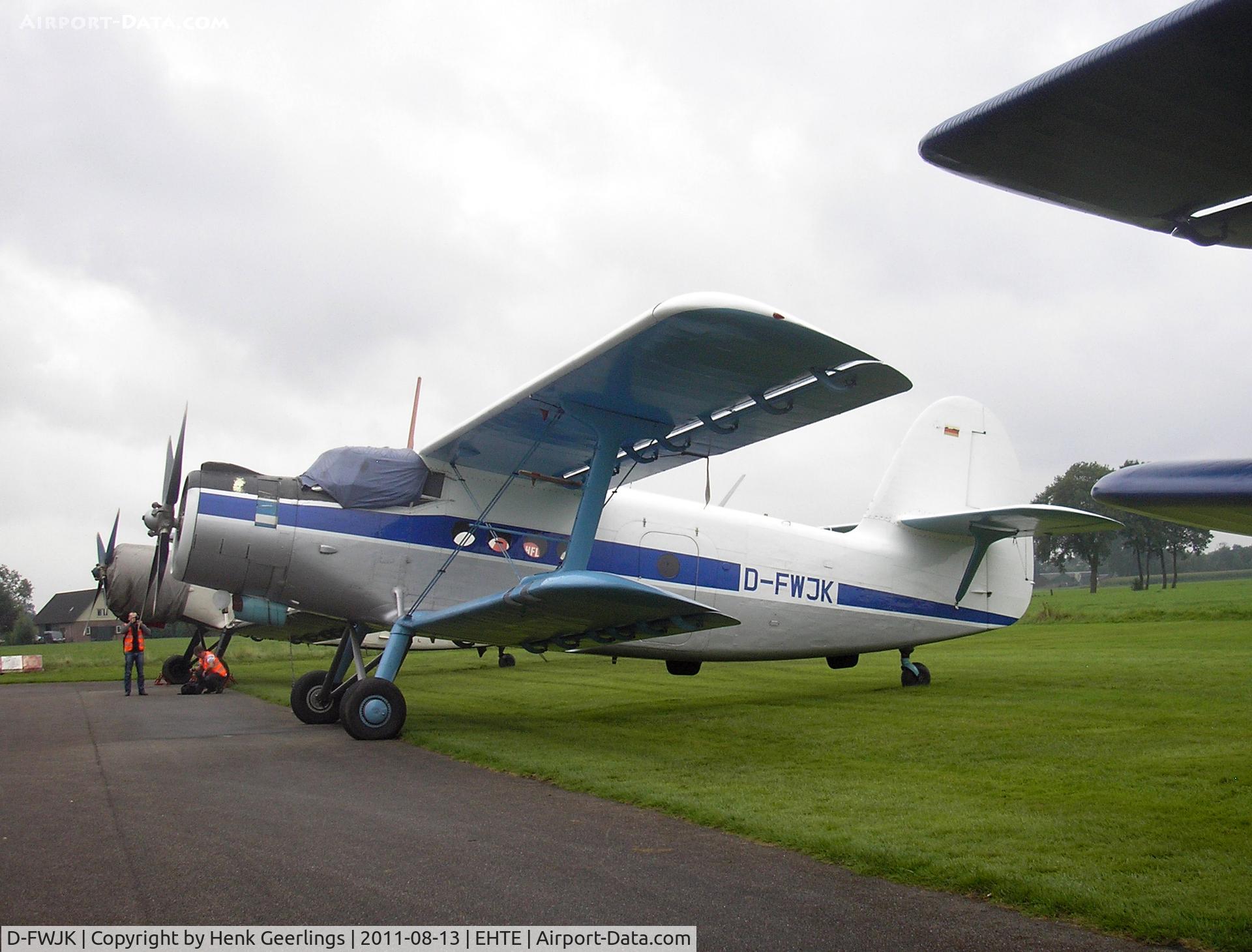 D-FWJK, 1973 Antonov An-2TD C/N 1G142-34, 15th European AN-2 Meeting at Teuge Int'l Airport