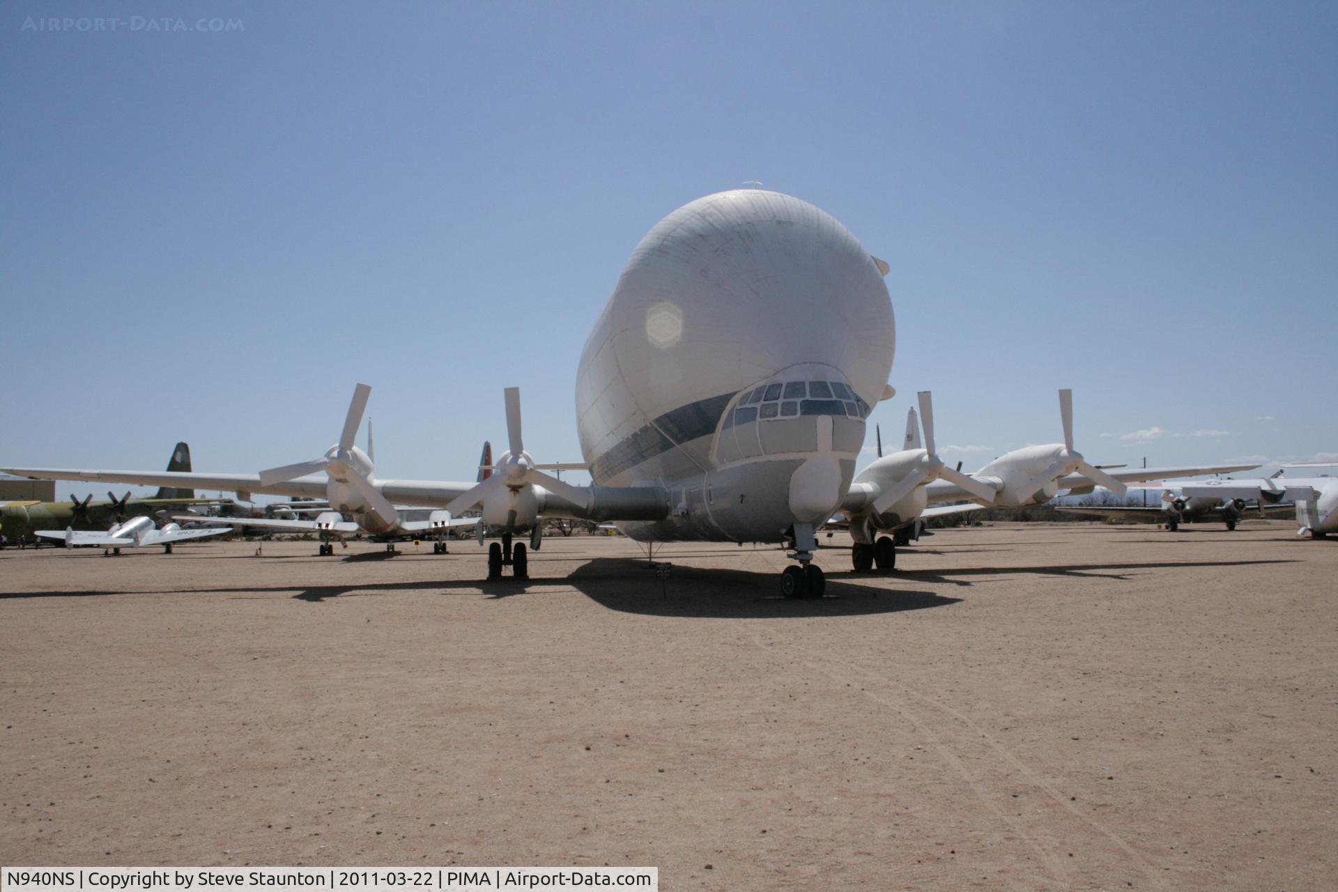 N940NS, 1949 Aero Spacelines 377SG Super Guppy C/N 15938, Taken at Pima Air and Space Museum, in March 2011 whilst on an Aeroprint Aviation tour