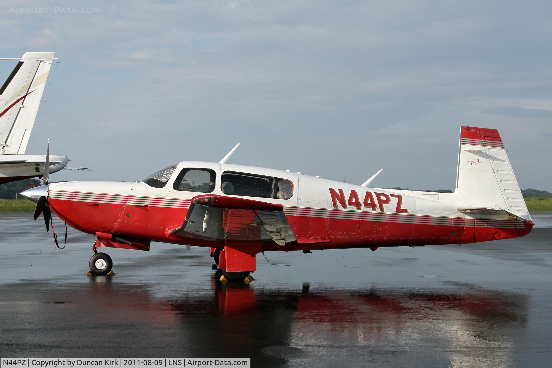N44PZ, 1998 Mooney M20R Ovation C/N 29-0135, After a rain storm!
