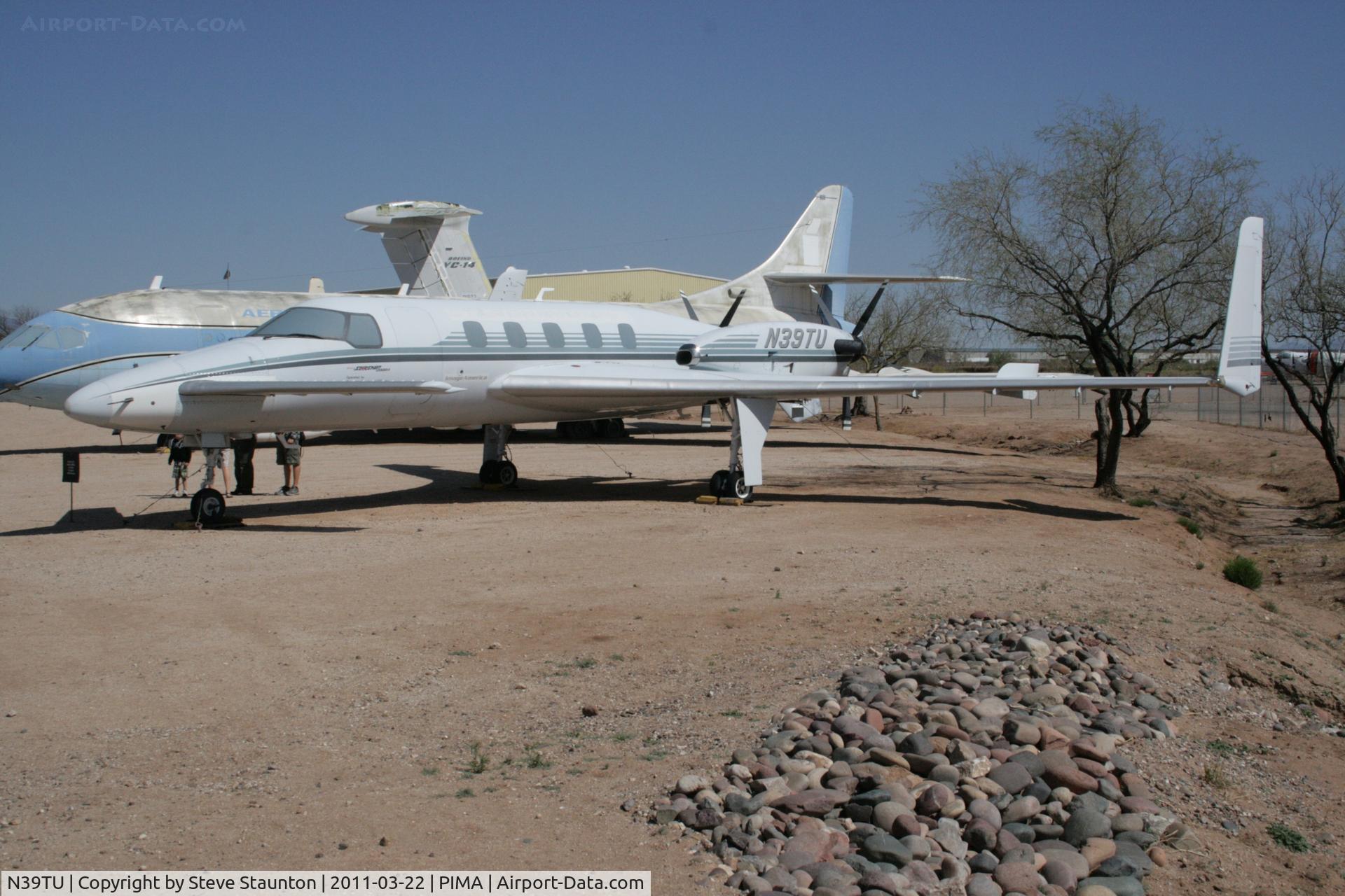 N39TU, 1991 Beech 2000A Starship 1 Starship 1 C/N NC-23, Taken at Pima Air and Space Museum, in March 2011 whilst on an Aeroprint Aviation tour