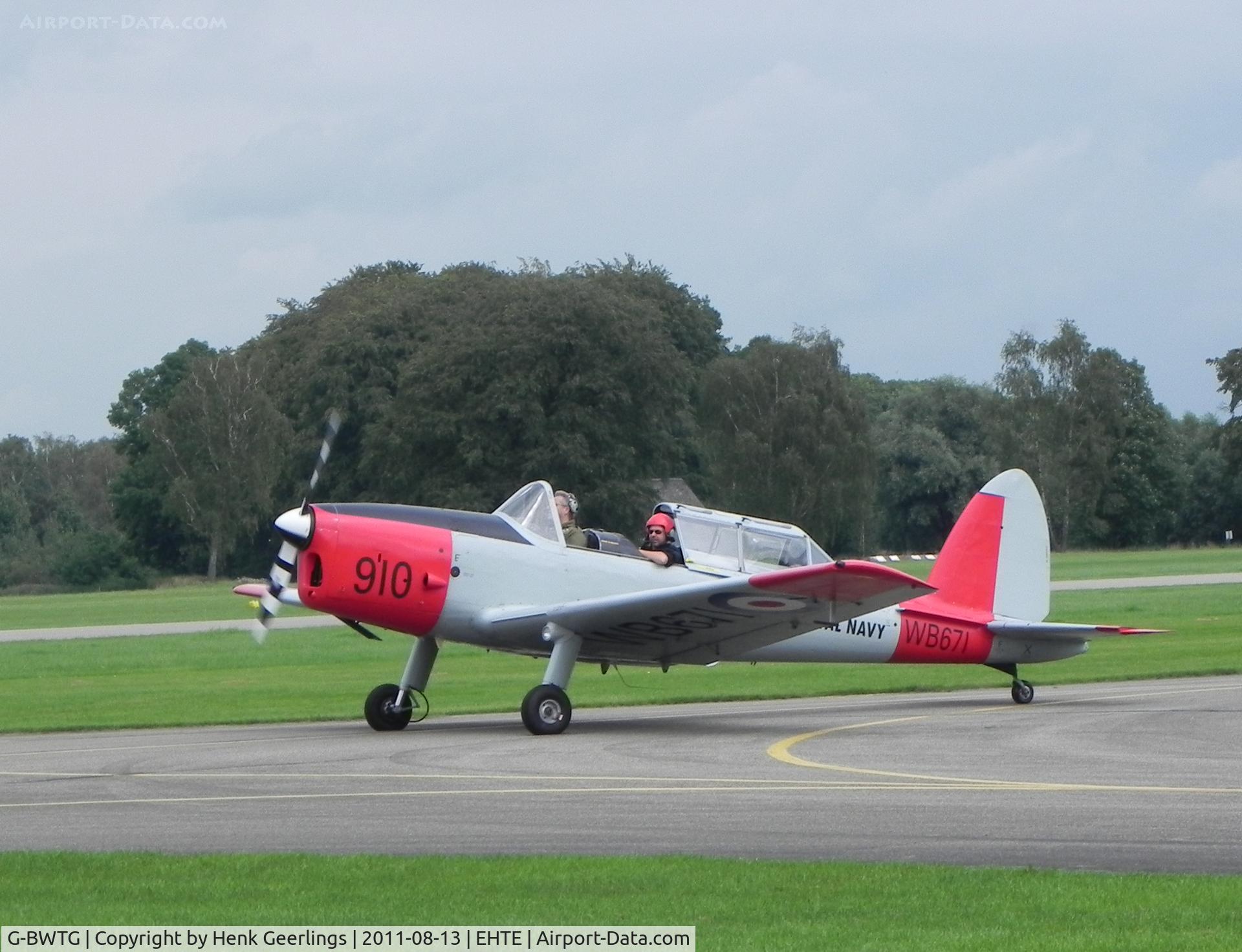 G-BWTG, 1950 De Havilland DHC-1 Chipmunk T.10 C/N C1/0119,  Teuge Airport