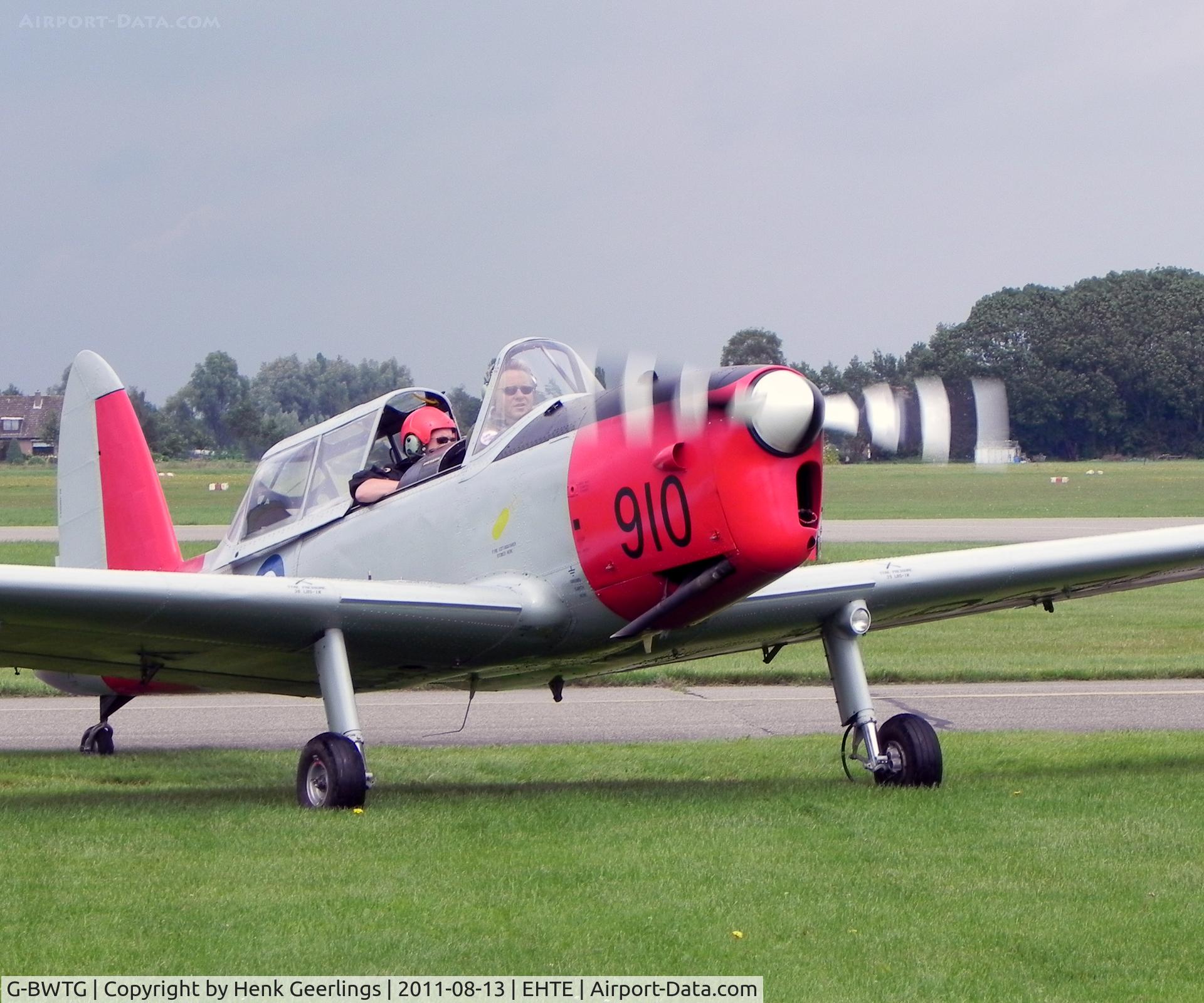 G-BWTG, 1950 De Havilland DHC-1 Chipmunk T.10 C/N C1/0119, Teuge