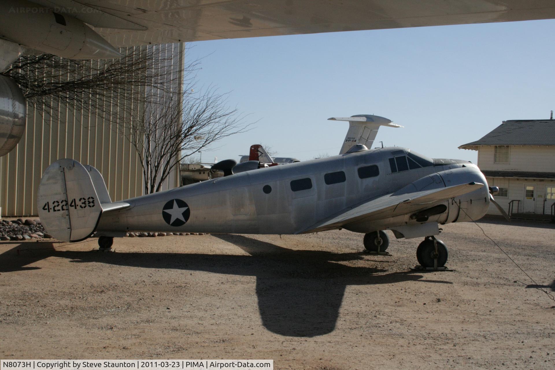 N8073H, Beech AT-7 C/N 42-2438, Taken at Pima Air and Space Museum, in March 2011 whilst on an Aeroprint Aviation tour