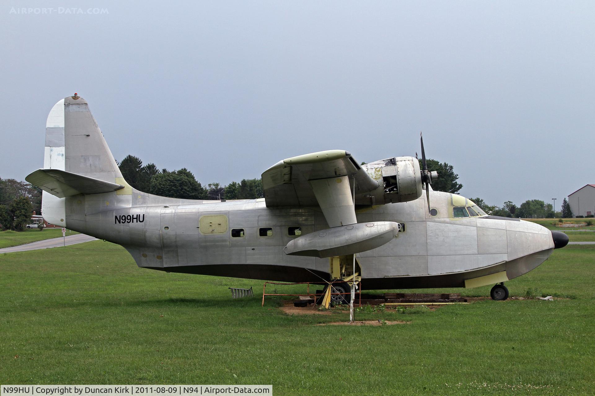 N99HU, Grumman SA-16A Albatross C/N G-40, In the gloom of Carlisle it is difficult to say what the status of this beauty is