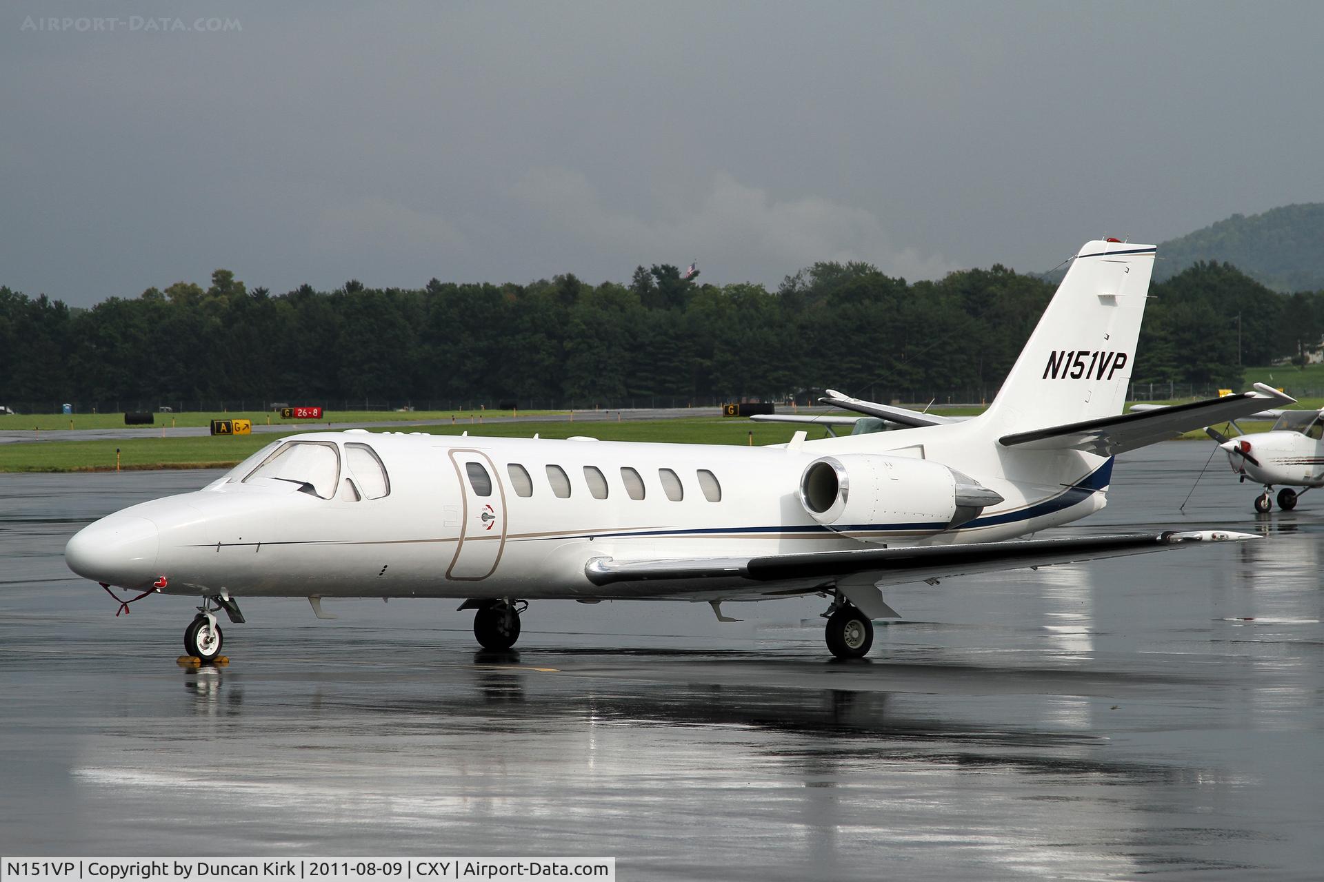 N151VP, 1996 Cessna 560 Citation Ultra C/N 560-0351, After a rain shower