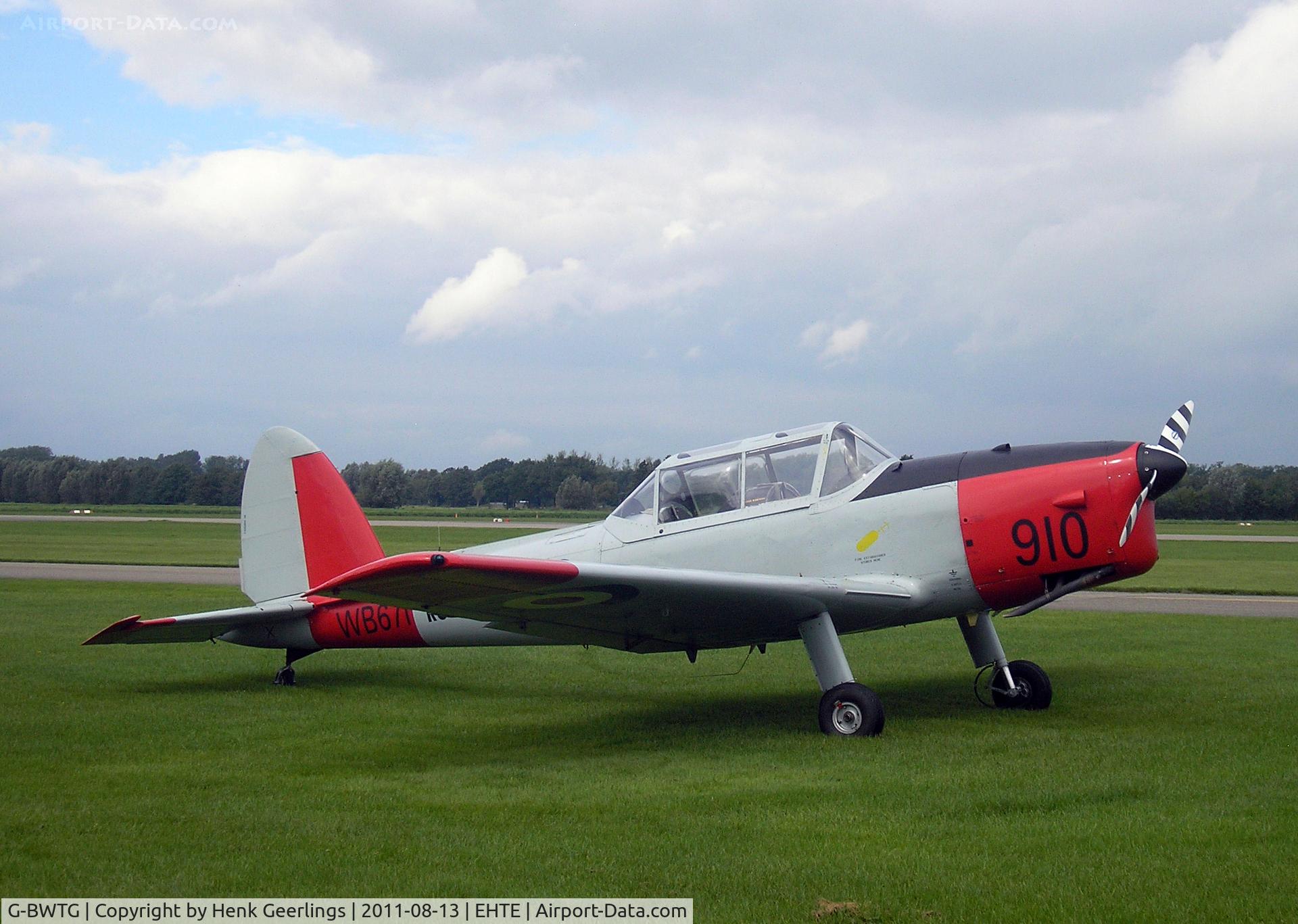 G-BWTG, 1950 De Havilland DHC-1 Chipmunk T.10 C/N C1/0119, Teuge Airport