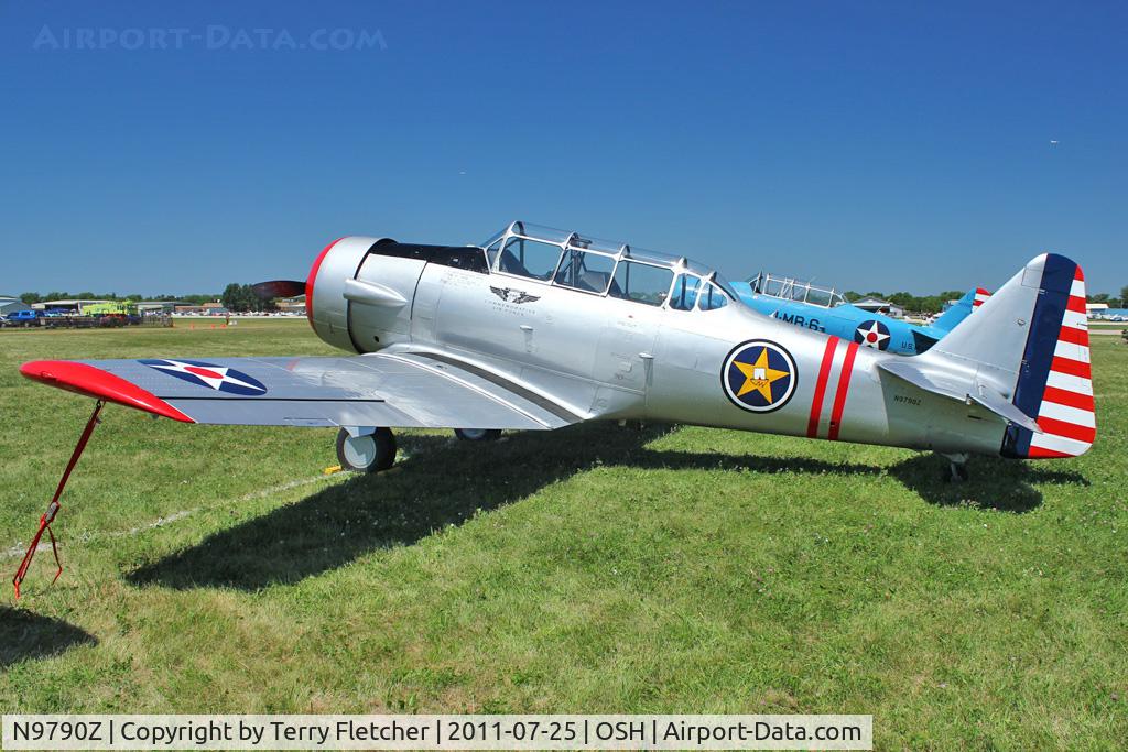 N9790Z, North American/victoria Mnt Lt AT-6A C/N 3048, North American/victoria Mnt Lt AT-6A ex RCAF 3048
Con Number 07-015