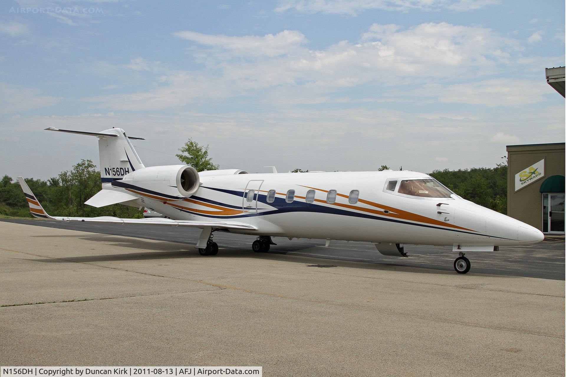 N156DH, 1996 Learjet Inc 60 C/N 091, Arrival at Washington County