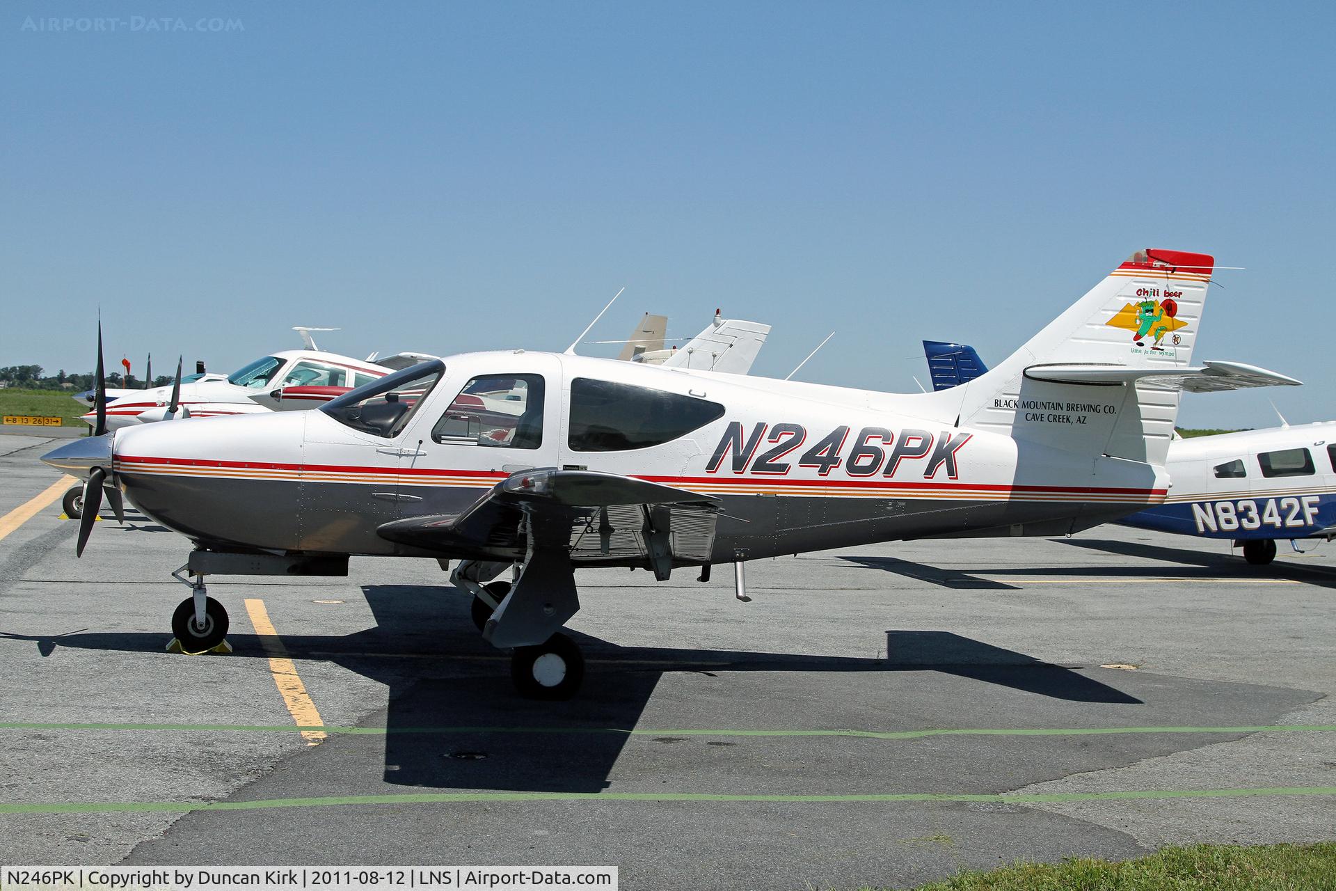N246PK, 1995 Rockwell Commander 114TC C/N 20008, A brewery owned Rockwell!