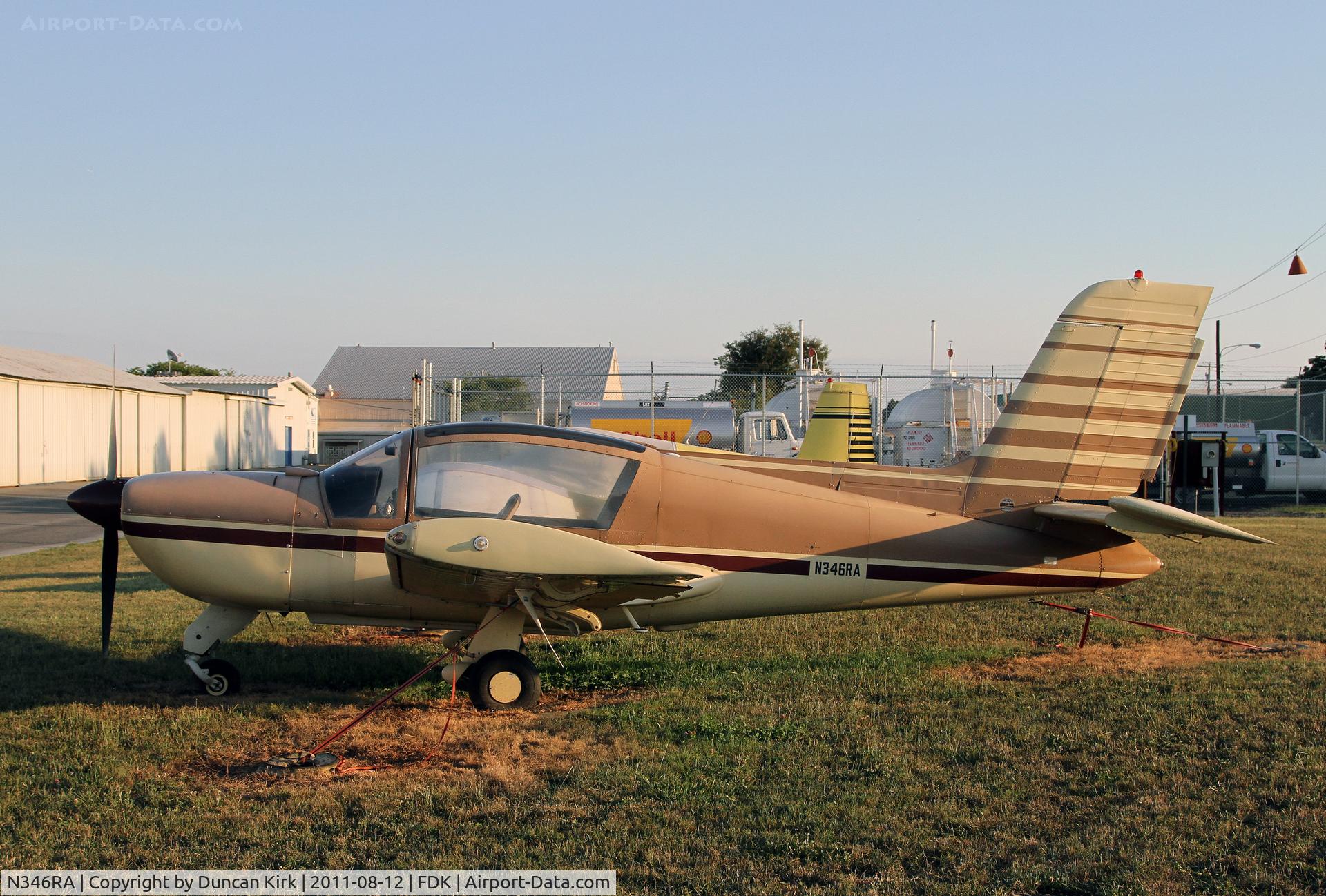 N346RA, 1978 Socata Rallye 235E Gabier C/N 13115, The sun was setting fast on the French gem!