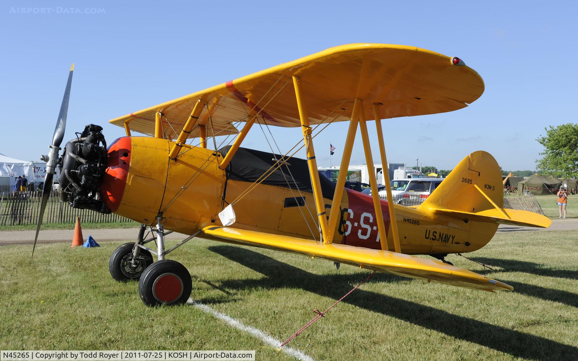N45265, 1941 Naval Aircraft Factory N3N-3 C/N 2685, AIRVENTURE 2011