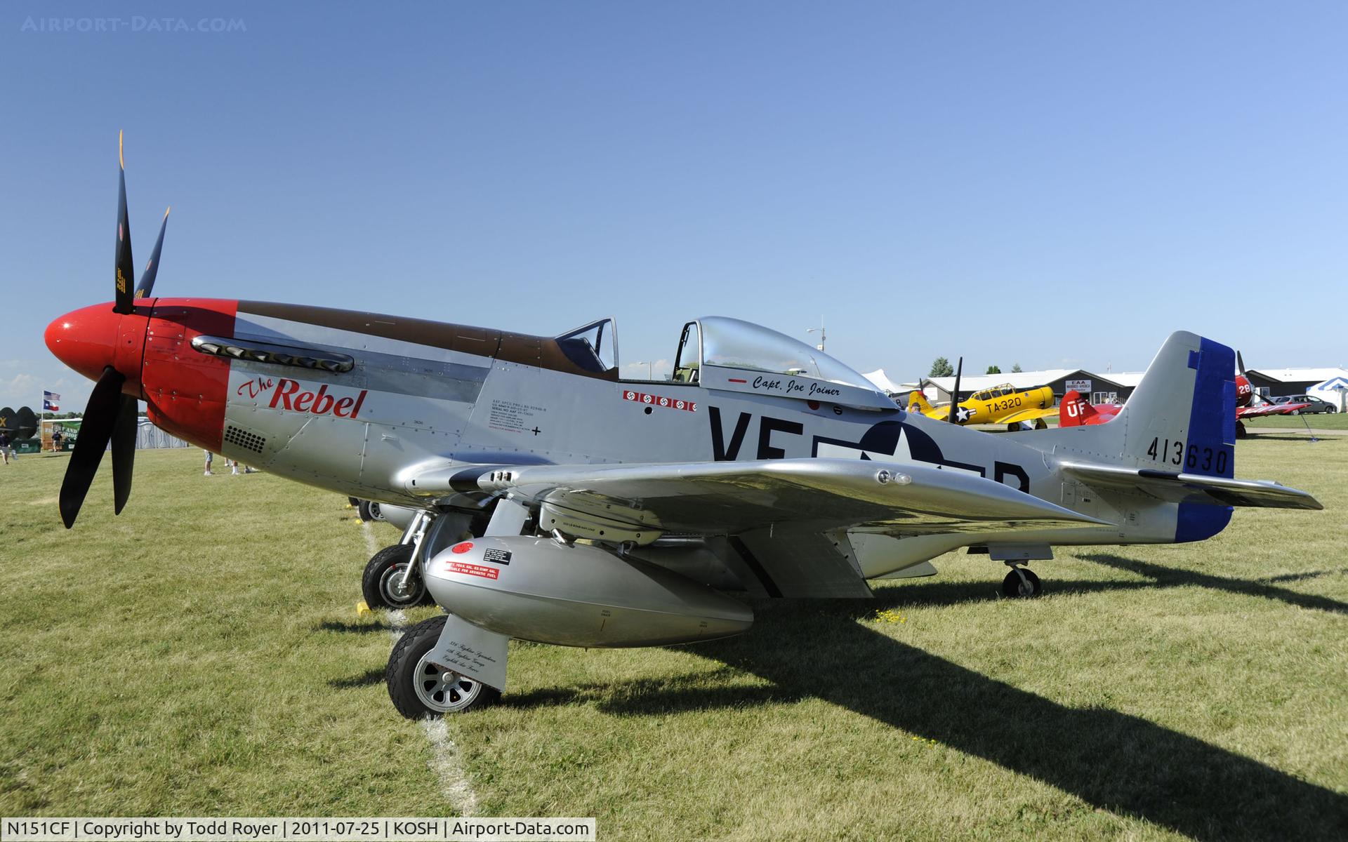 N151CF, 1944 North American P-51D Mustang C/N 44-84933N, AIRVENTURE 2011