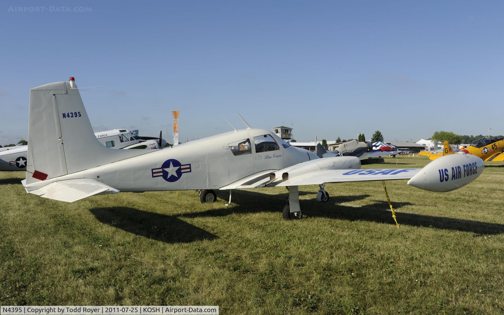 N4395, 1958 Cessna U-3A Blue Canoe (310A) C/N 38114, AIRVENTURE 2011