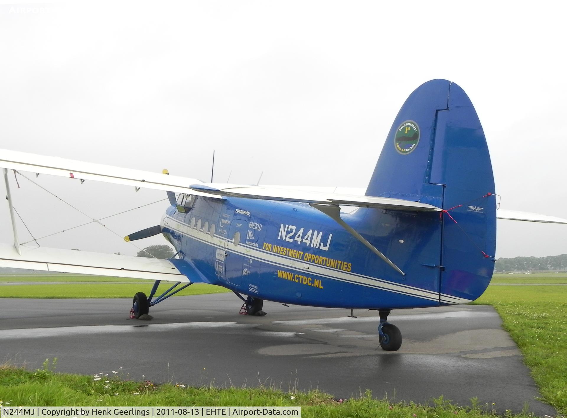 N244MJ, 1976 Antonov (PZL-Mielec) An-2 C/N 1G172-44, 15th European AN-2 Meeting at Teuge Int'l Airport