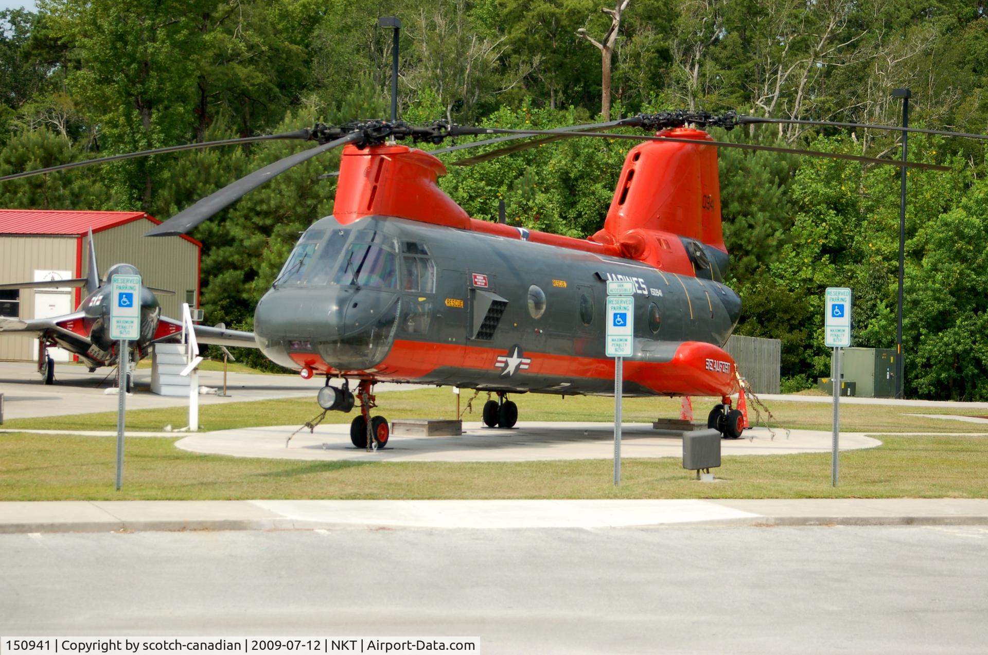 150941, 1964 Boeing Vertol HH-46D Sea Knight C/N 2024, 1964 Boeing Vertol HH-46D Sea Knight Helicopter on display at the Havelock Tourist & Event Center, Havelock, NC