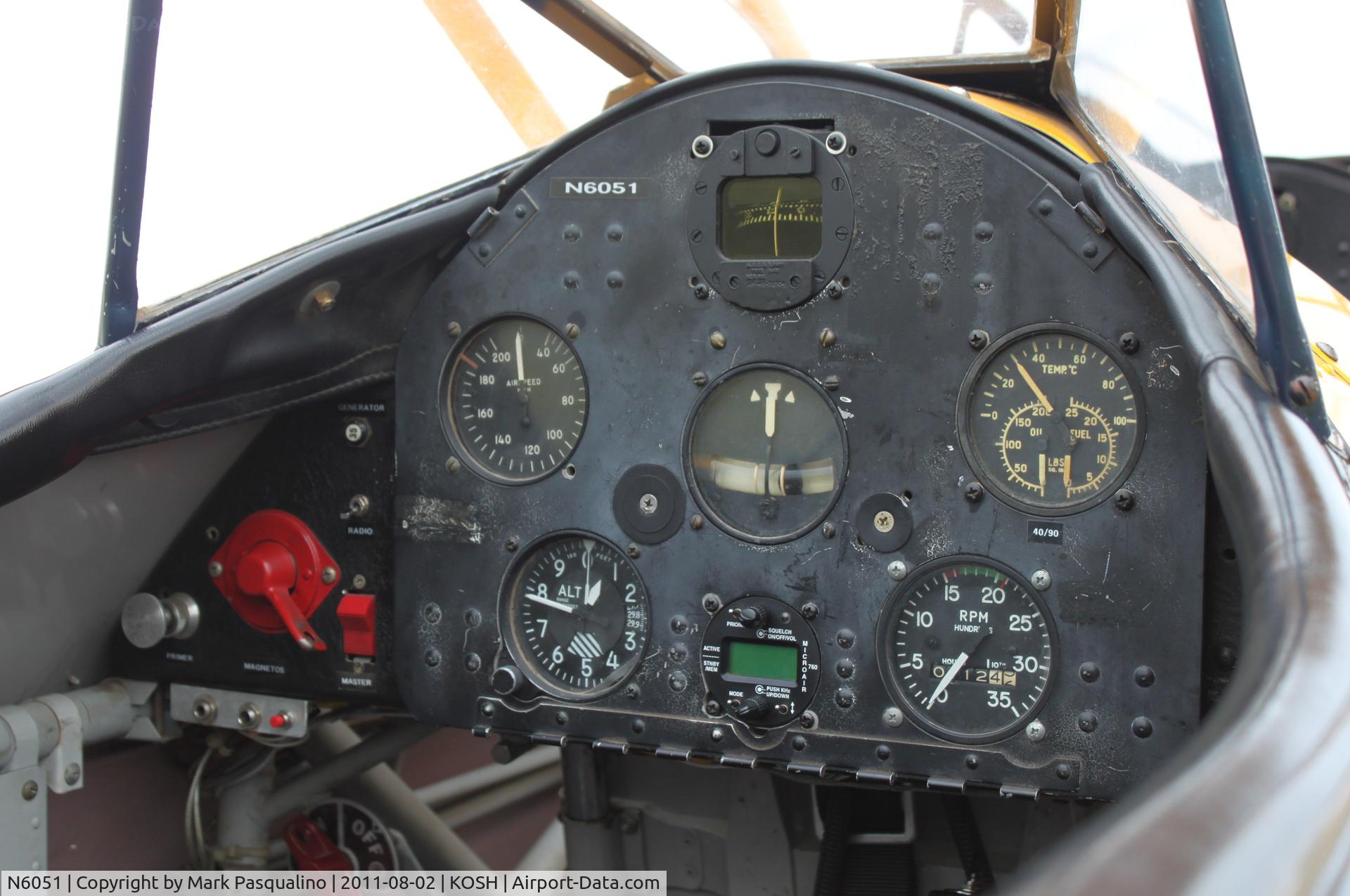N6051, 1942 Boeing A75N1(PT17) C/N 75-3533, Stearman