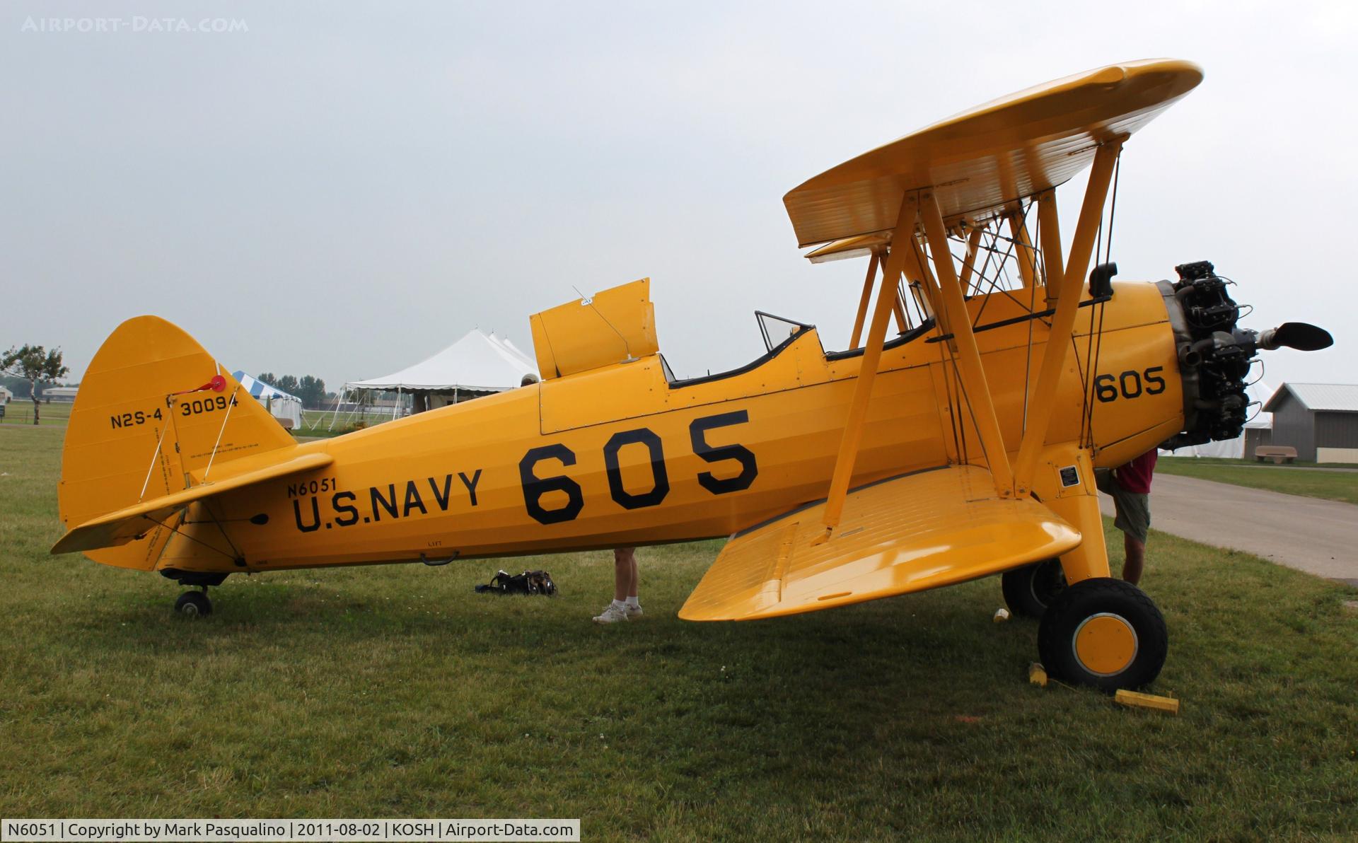 N6051, 1942 Boeing A75N1(PT17) C/N 75-3533, Stearman