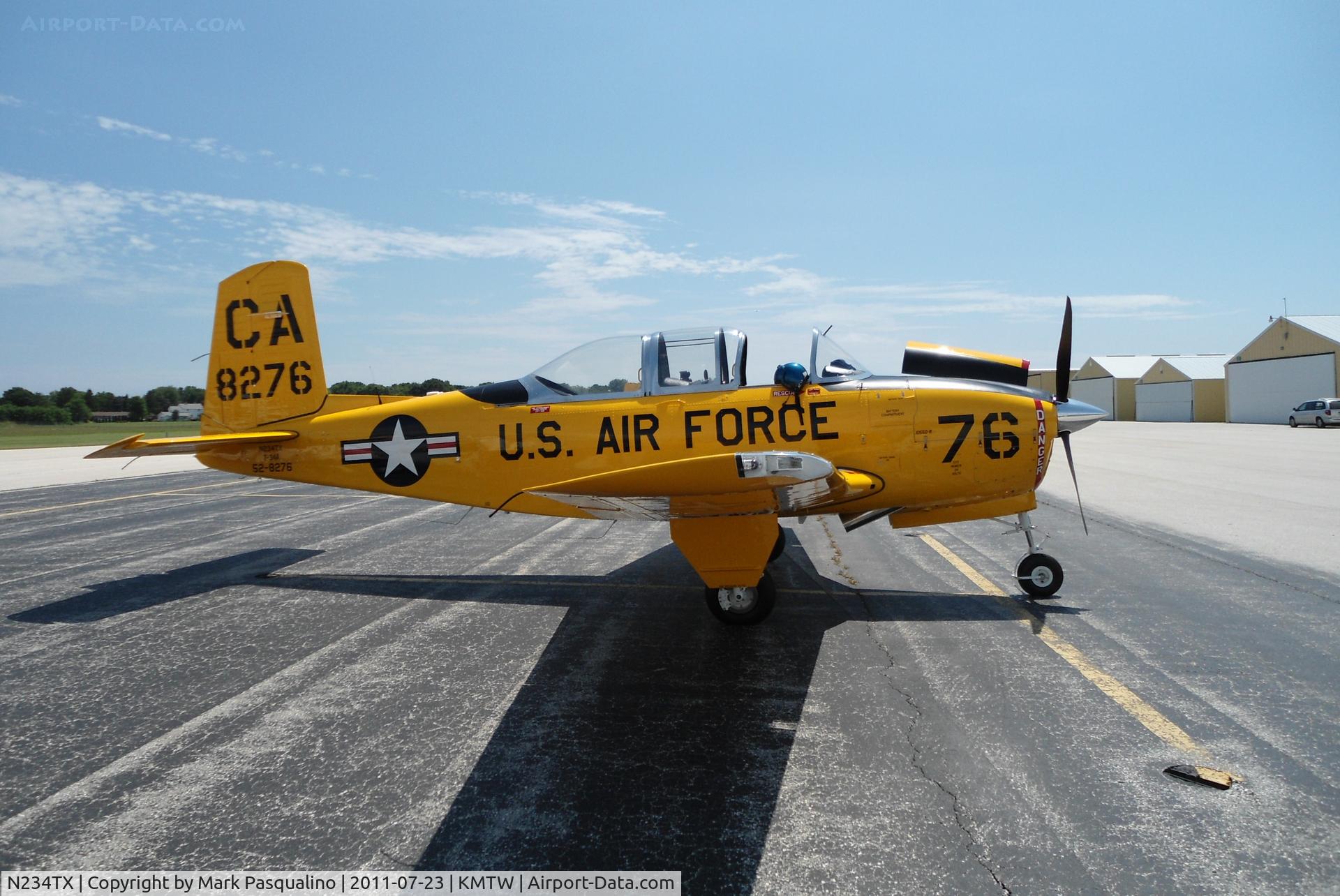 N234TX, 1952 Beech (CCF) T-34A (A45) Mentor C/N CCF34-49, Beech T-34A